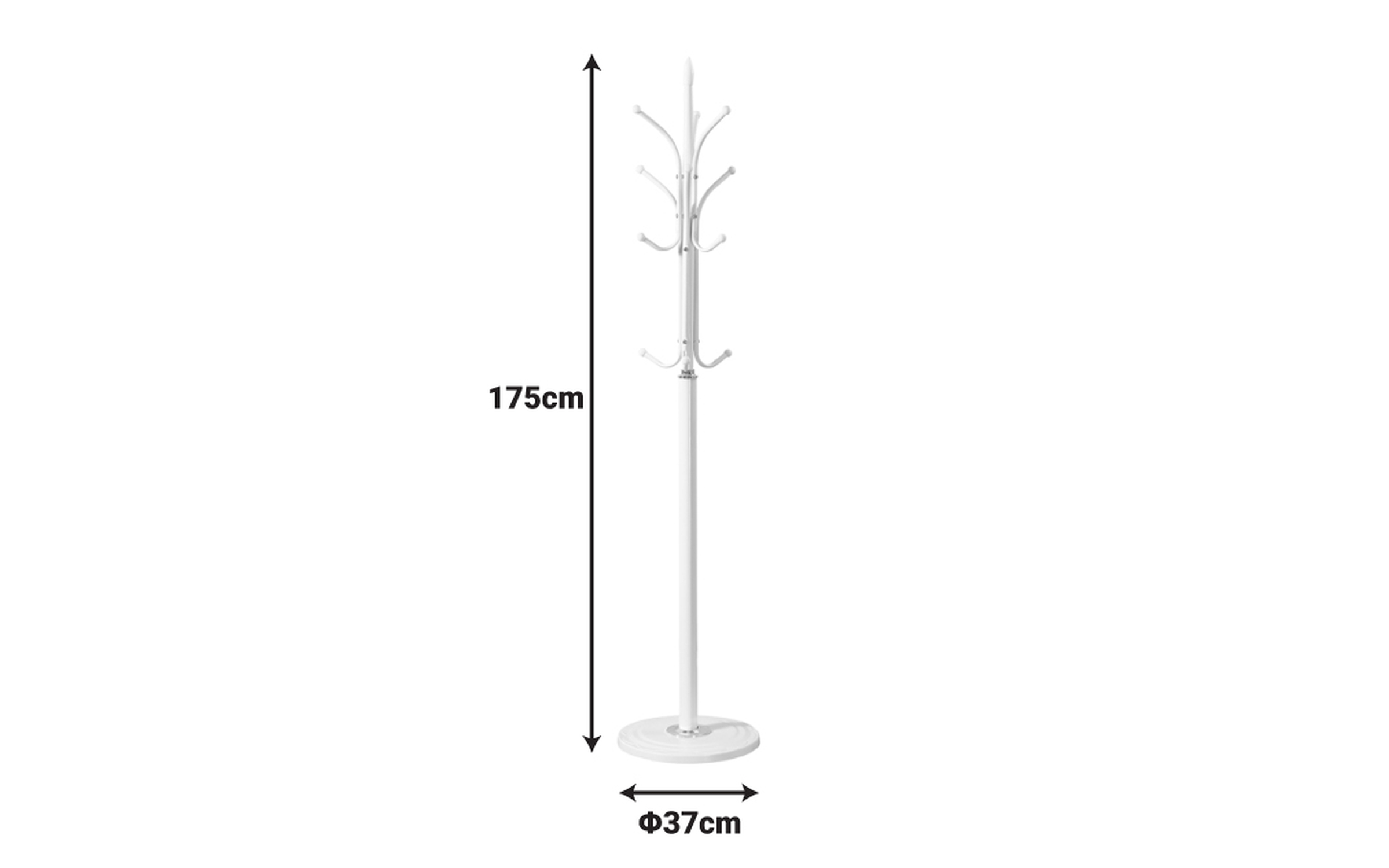 Coat rack Celeste, white  2