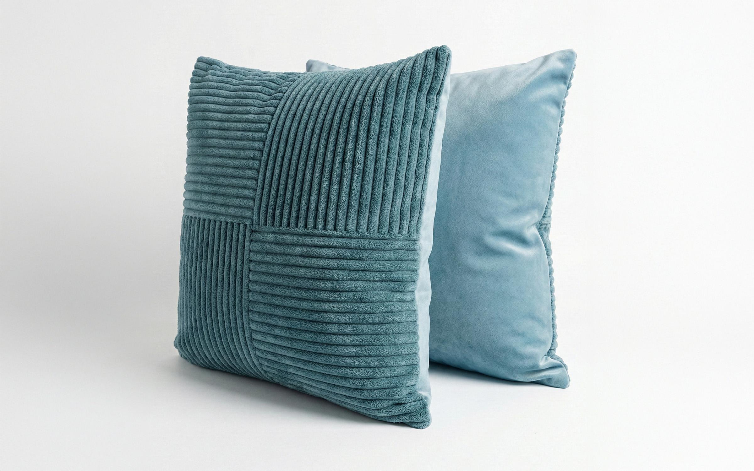 Throw pillow 43/43 cm Azur, turquoise  2