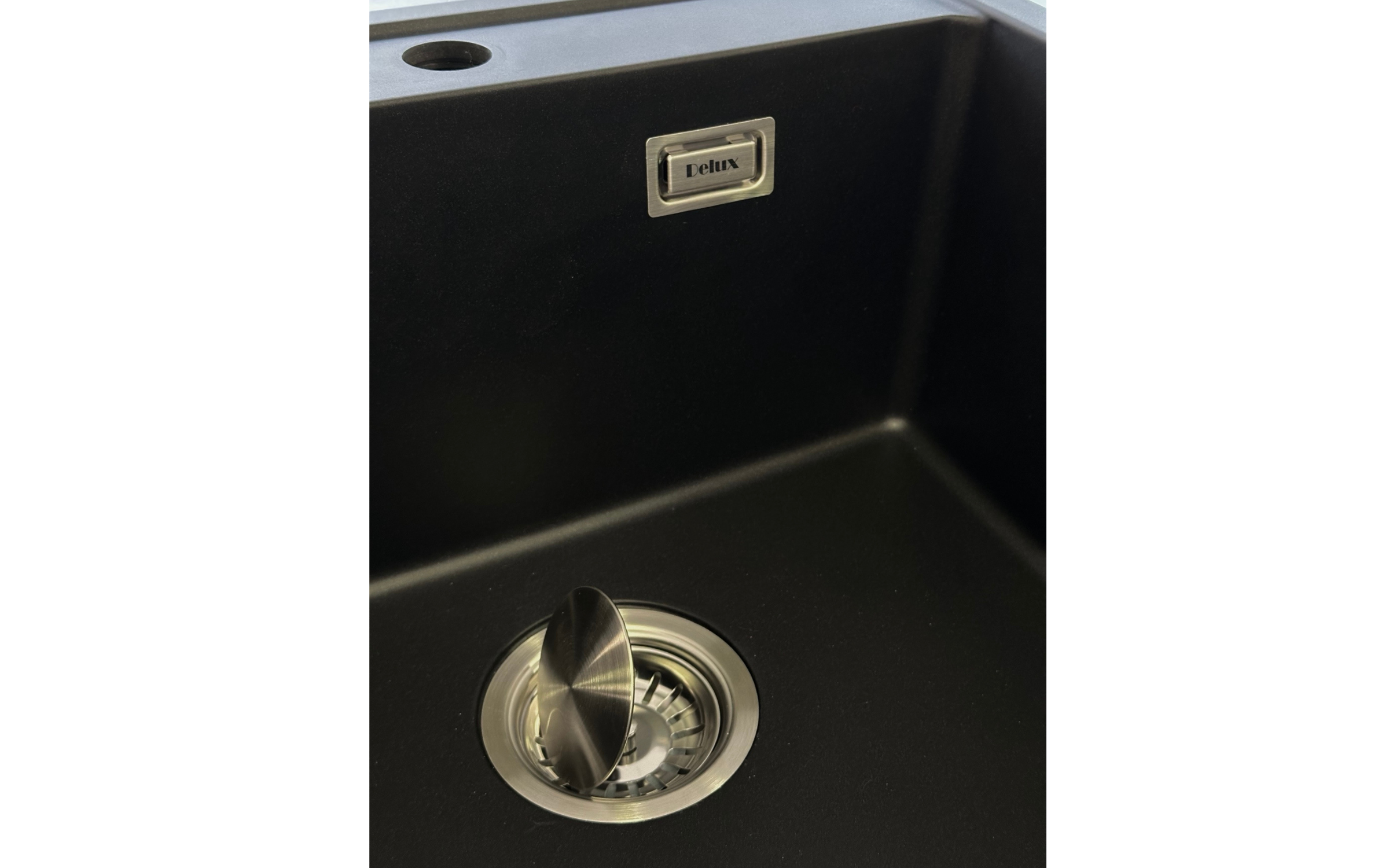 Granite sink Deluxe, black  5