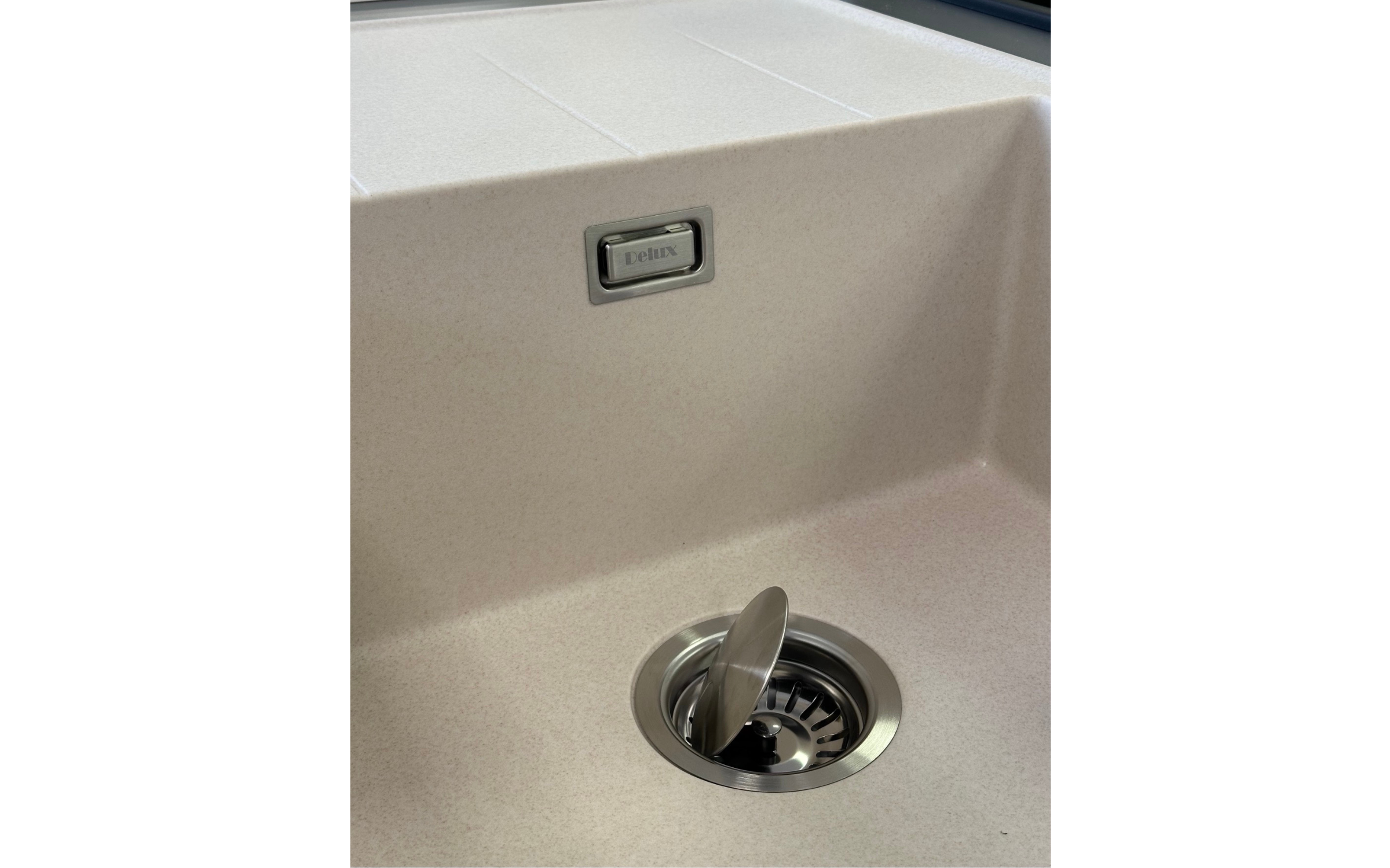 Granite sink Delux-L, beige  4