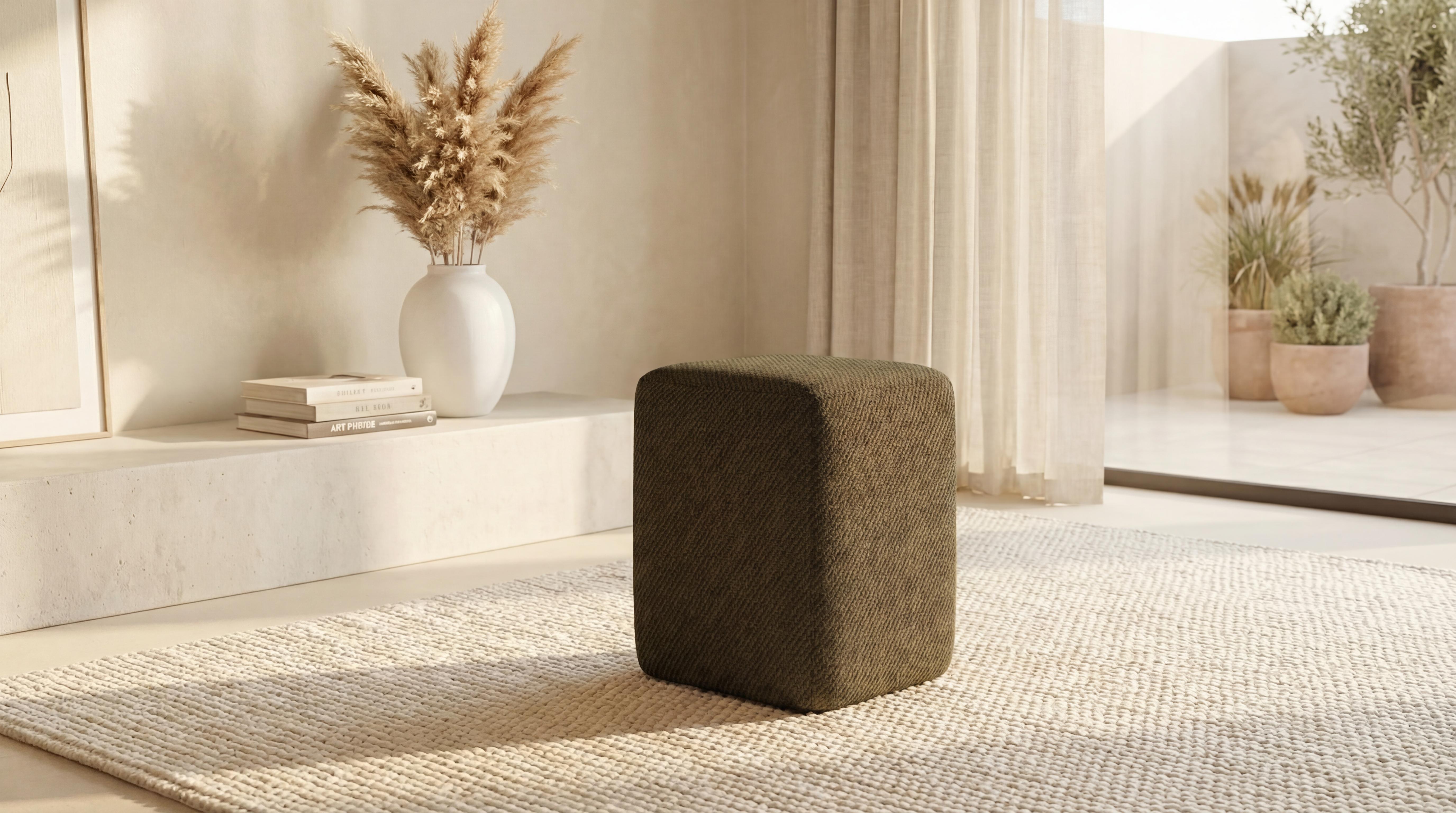 Ottoman Dolly, olive-brown  3