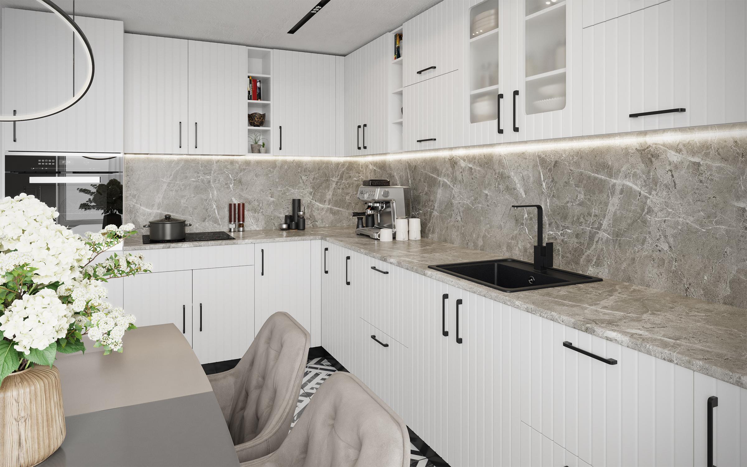 Kitchen cabinet Ava 13, white  3