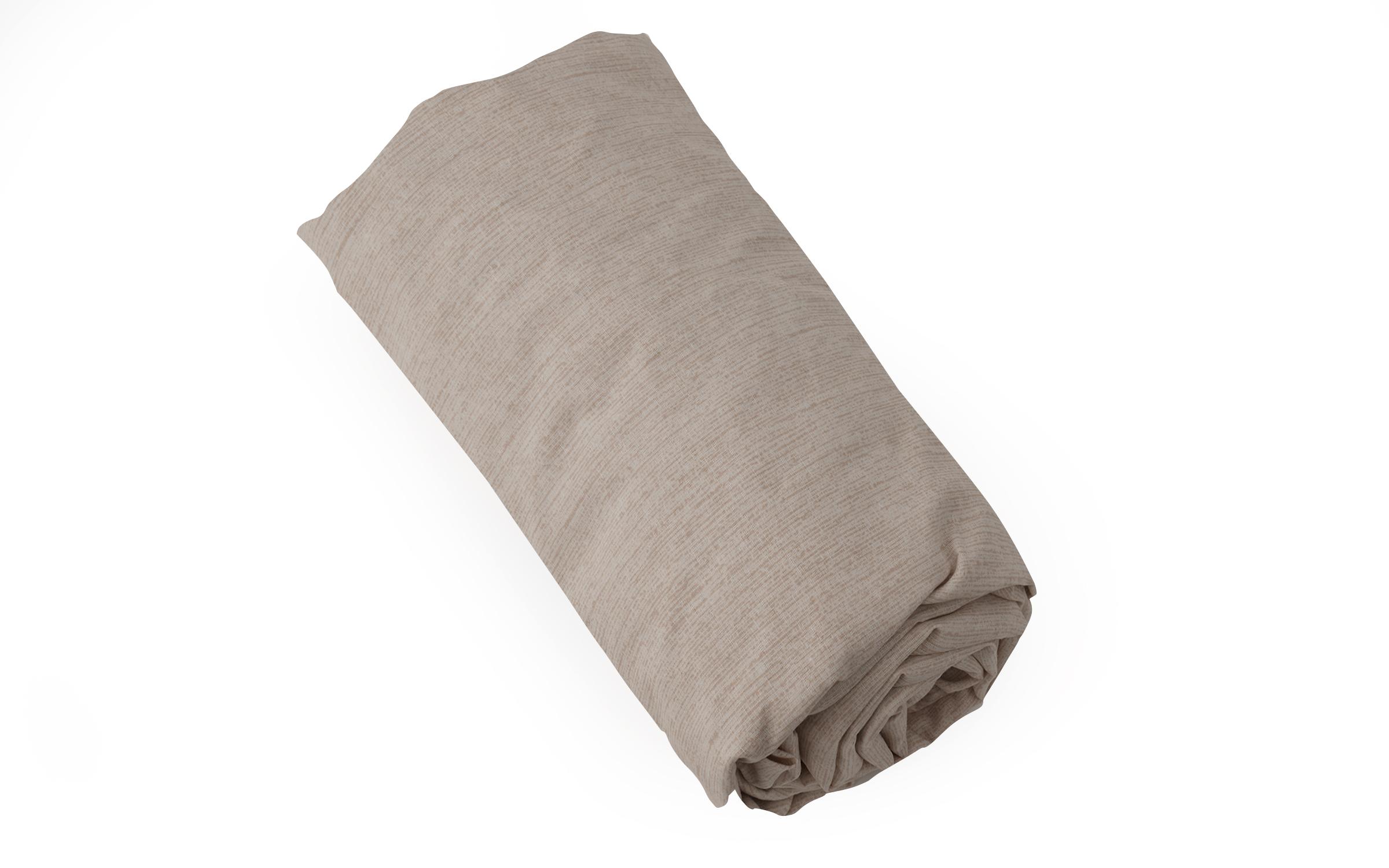 Fitted sheet, cappuccino, 200/200 cm  1