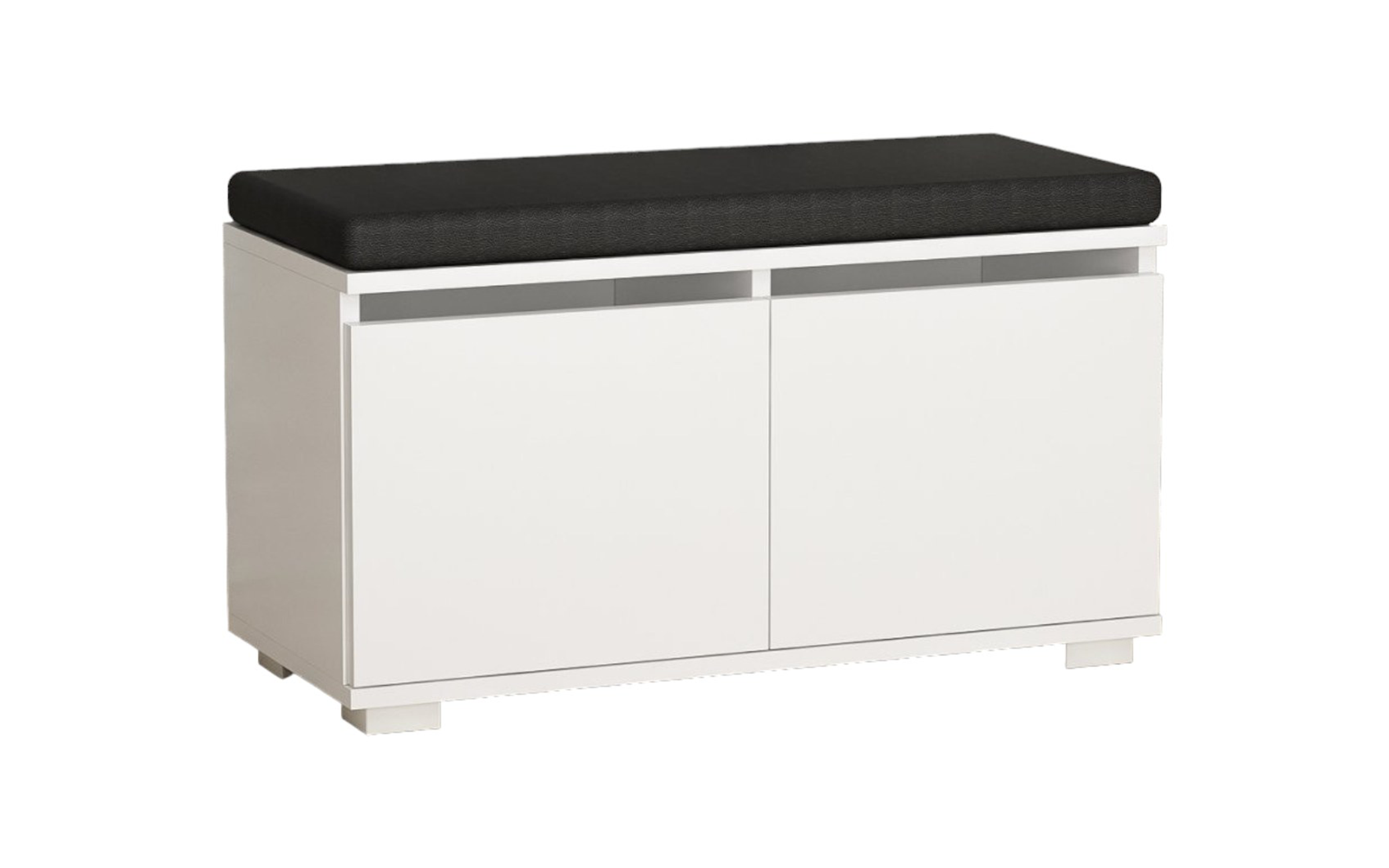 Shoe bench cabinet Dargo, white  4