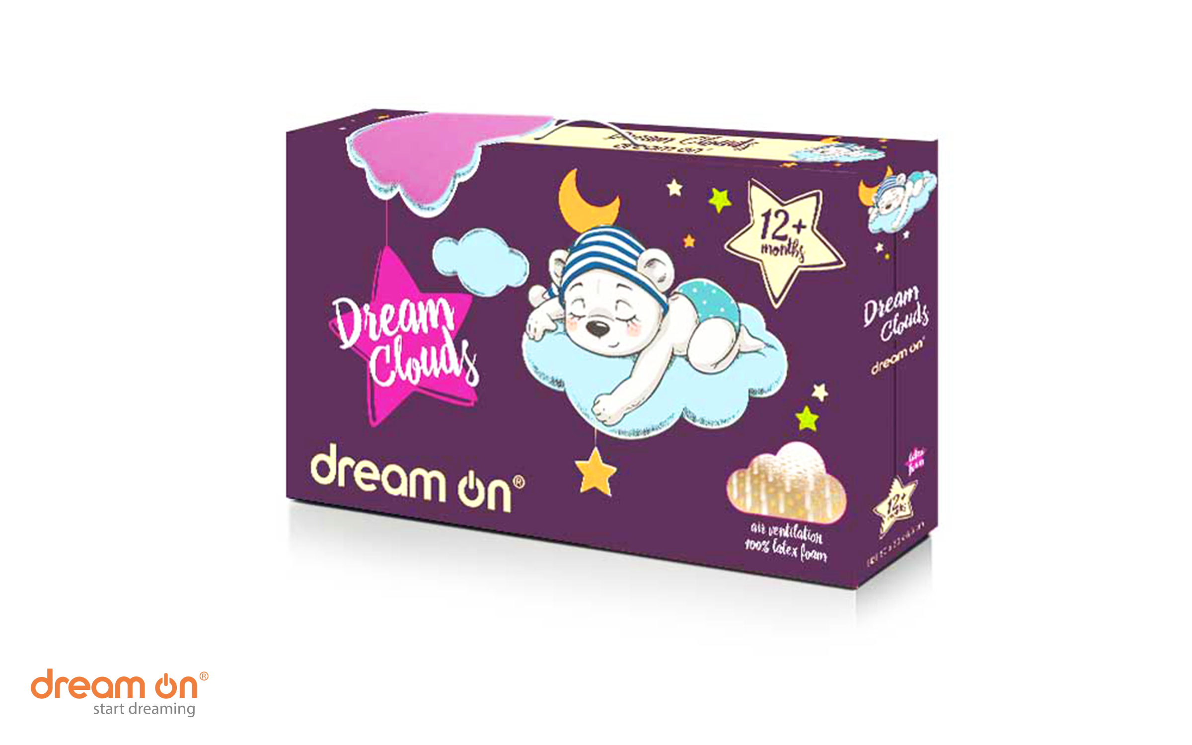 Pillow 50/30 Dream Clouds, ecru  3