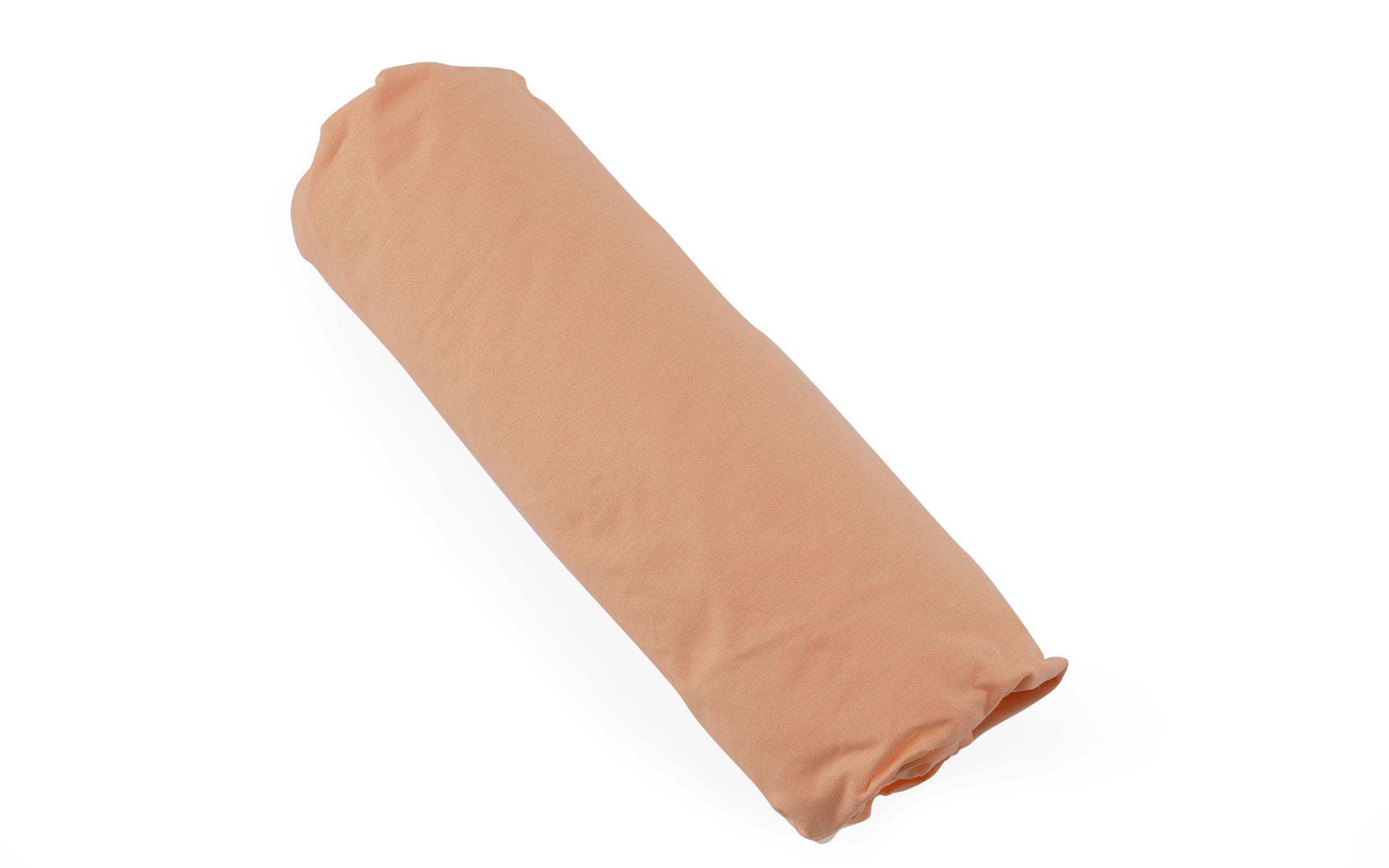 Fitted sheet, orange, 90/200 cm  1