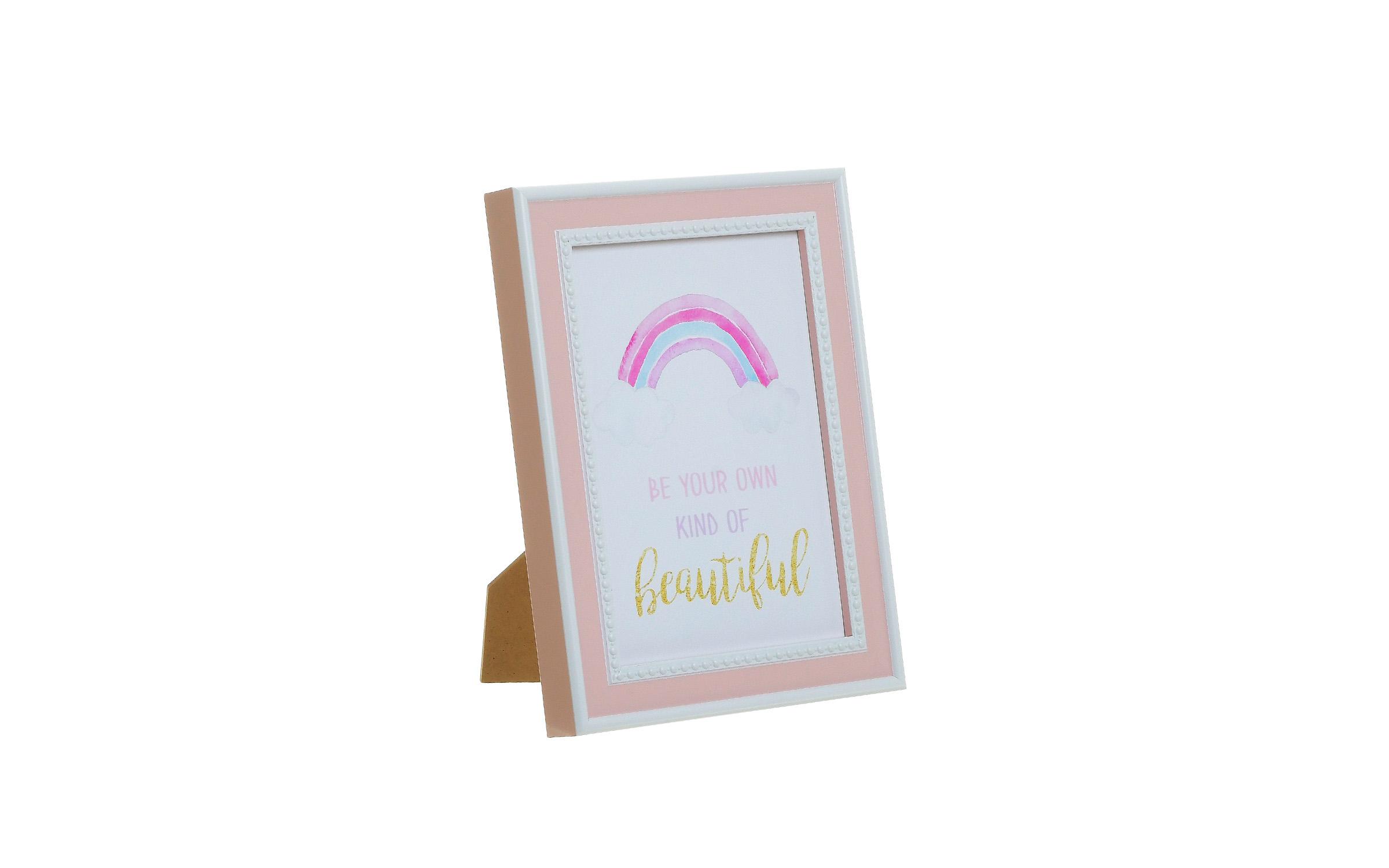 Decorative photo frame, pink  1