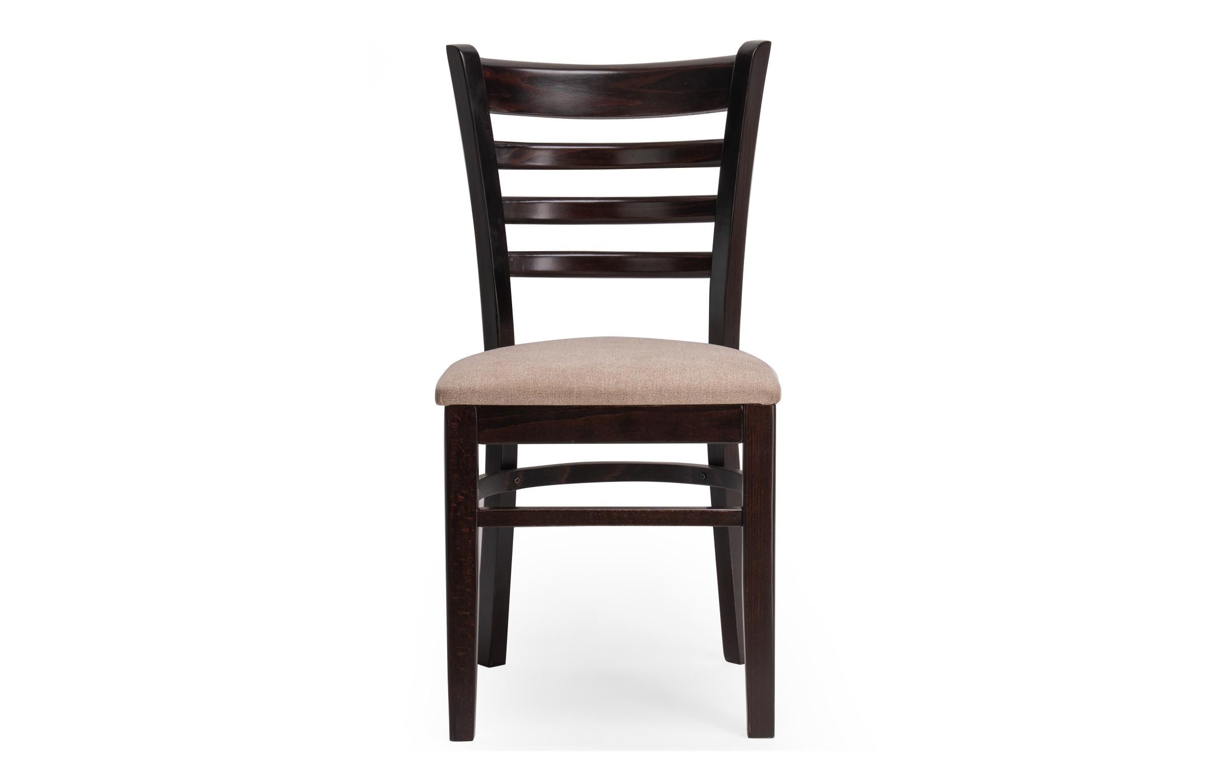 Dining chair Niro, Wenge with beige seat  4