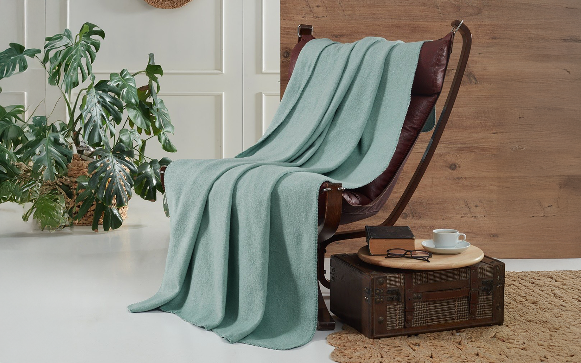 Sofa cover 130/170 cm Brighton, mint  1