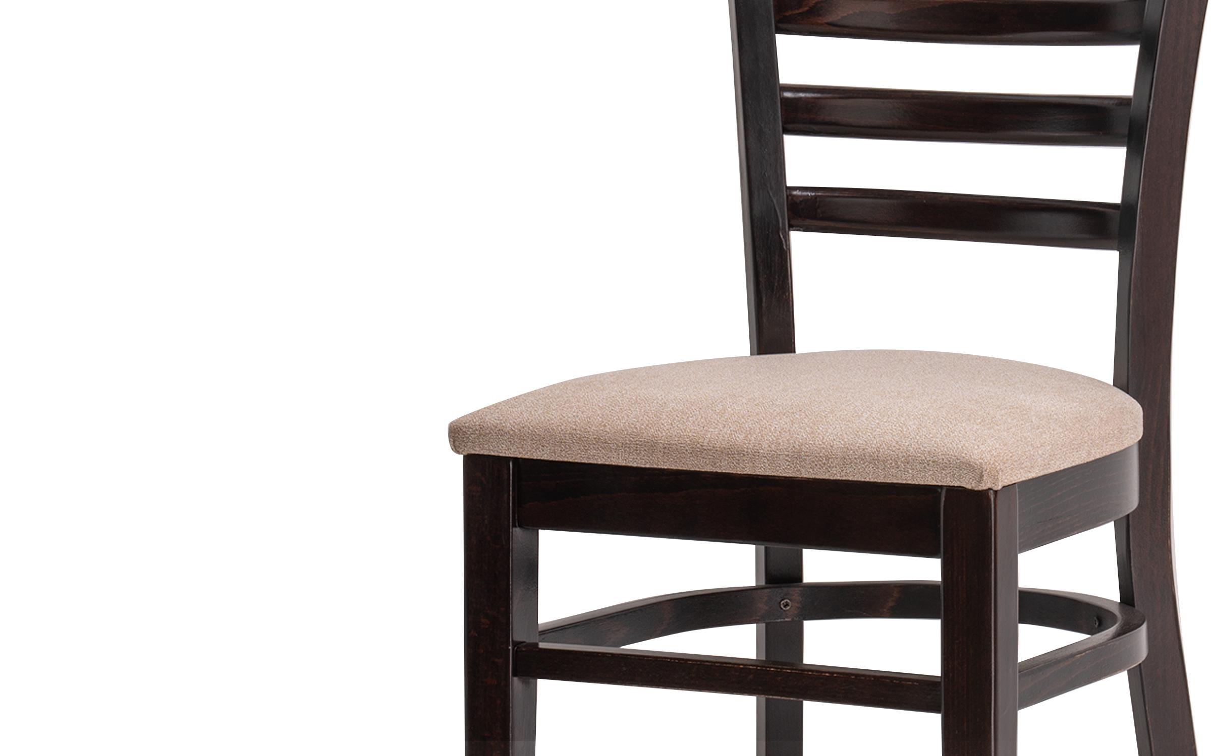 Dining chair Niro, Wenge with beige seat  8