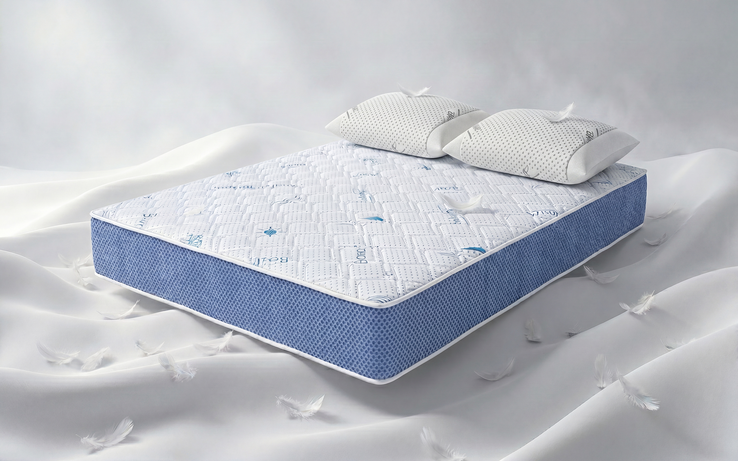 Set of mattress 160/200 + 2 pillows Cool Gel Memory Body Balance + Silver Sense,   1