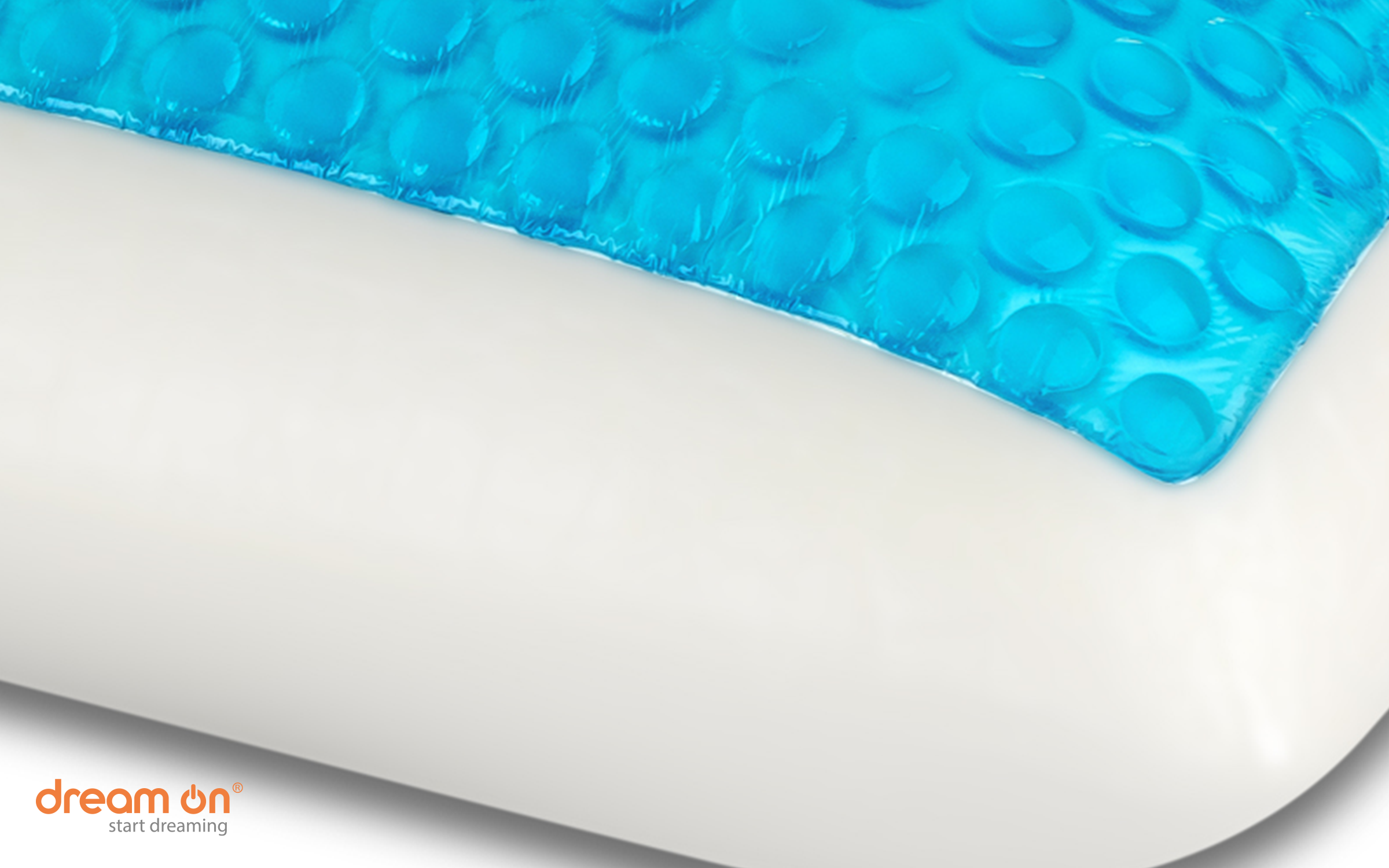 Pillow 59/39 Gel Queen, white  4