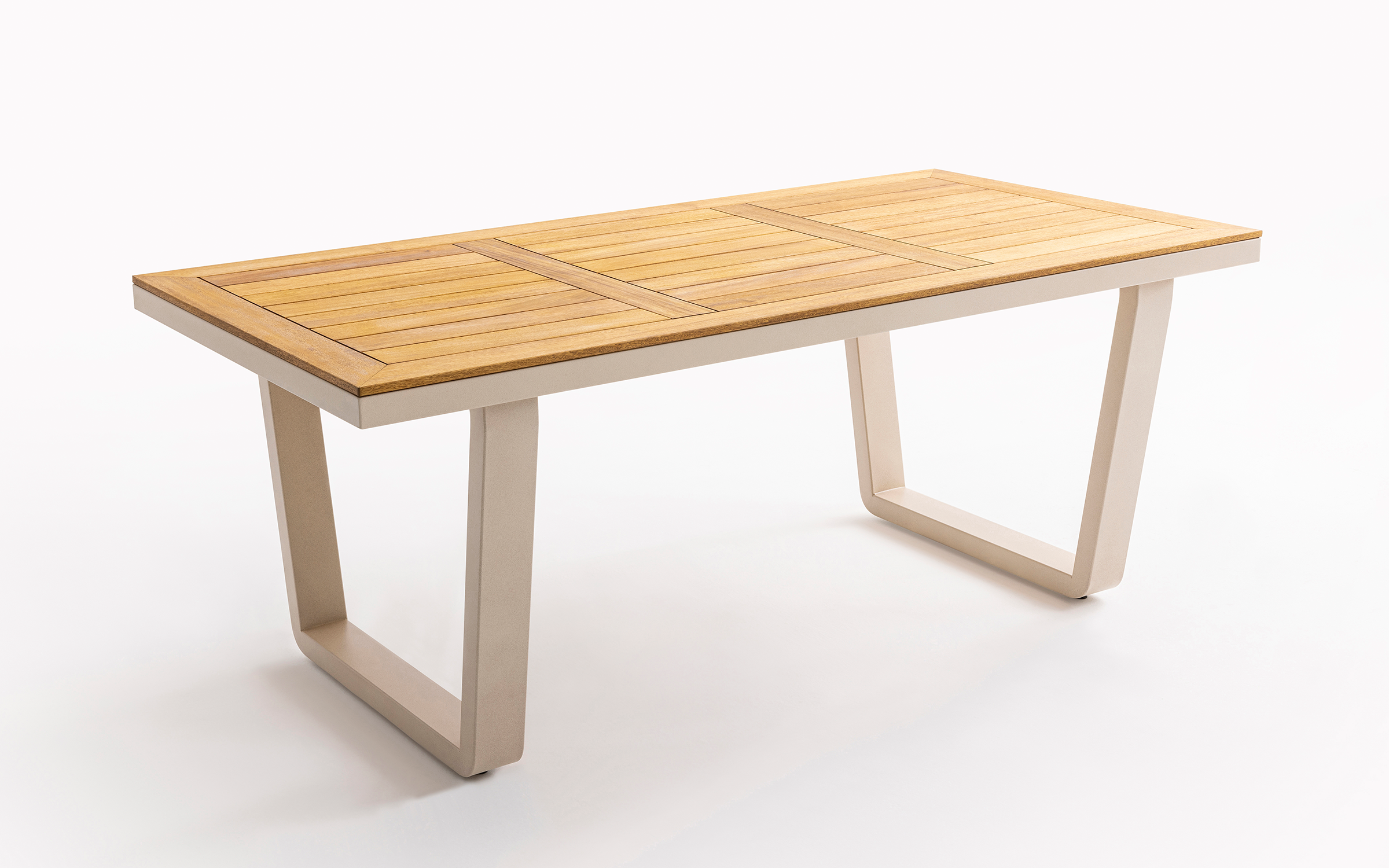 Set of table + 6 chairs Artemis, cream  6