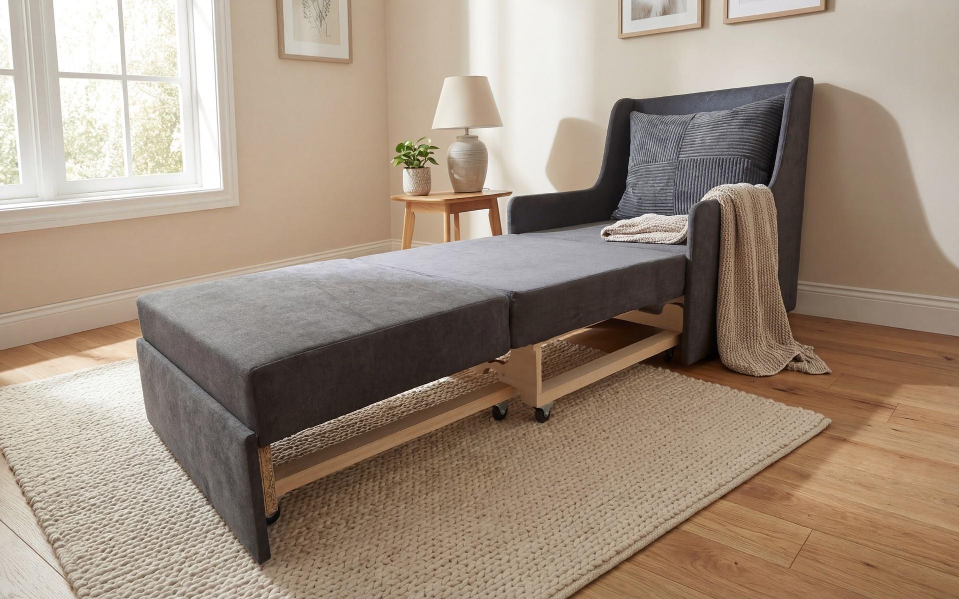 Extendable armchair Addison XXXS, dark grey  3