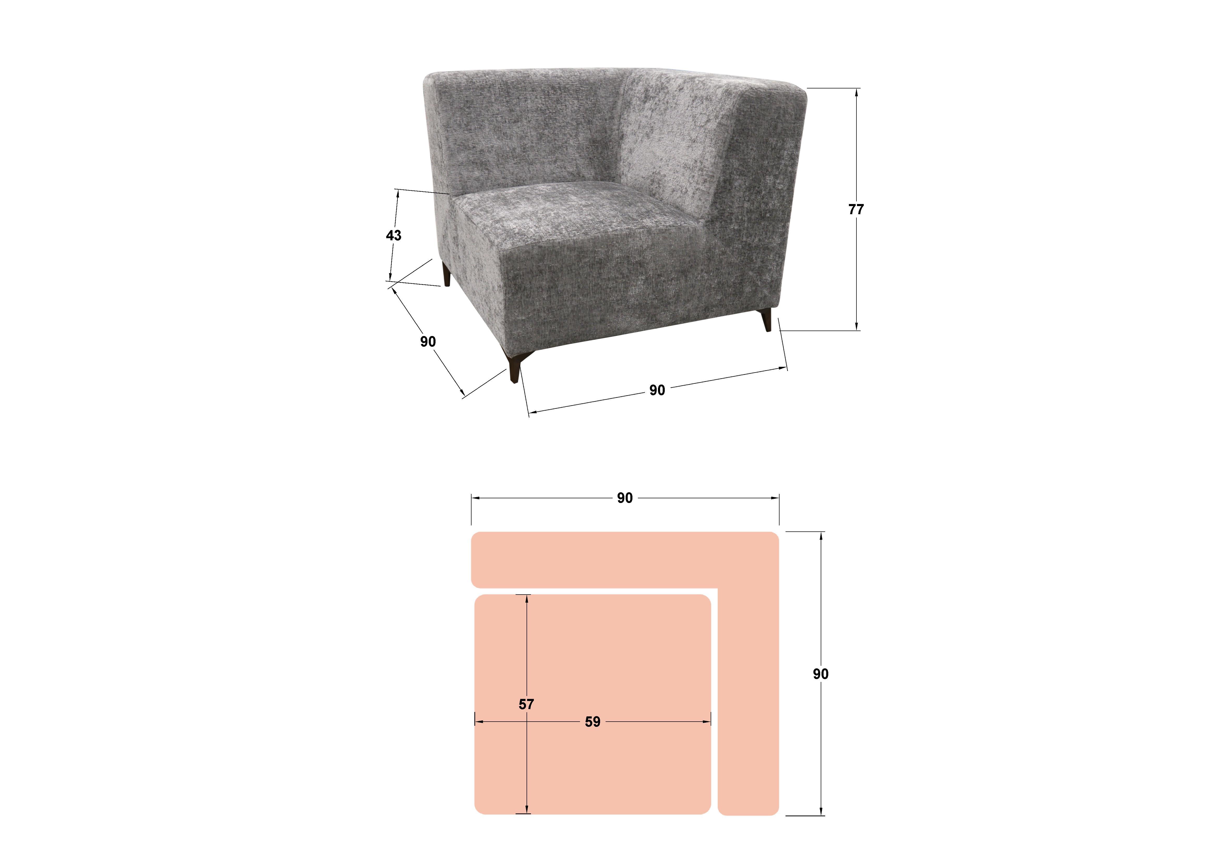 Armchair Aruba, turquoise  2