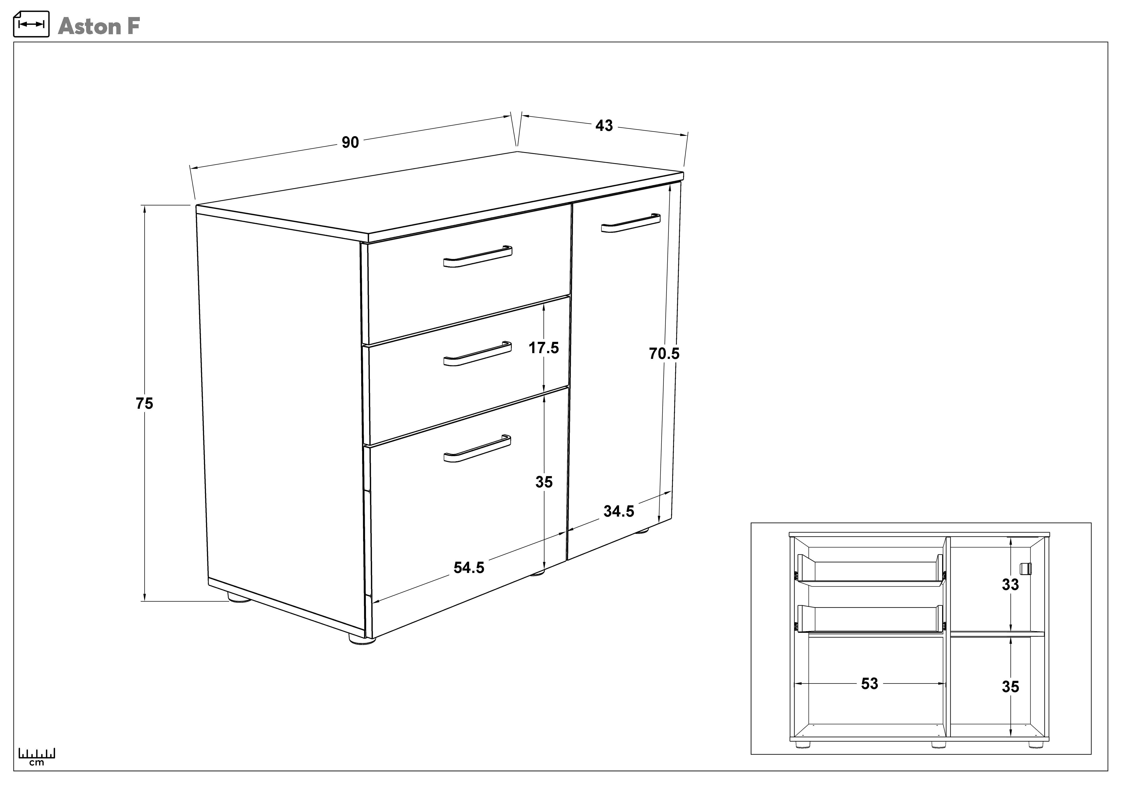 Dresser Aston, Wenge  2