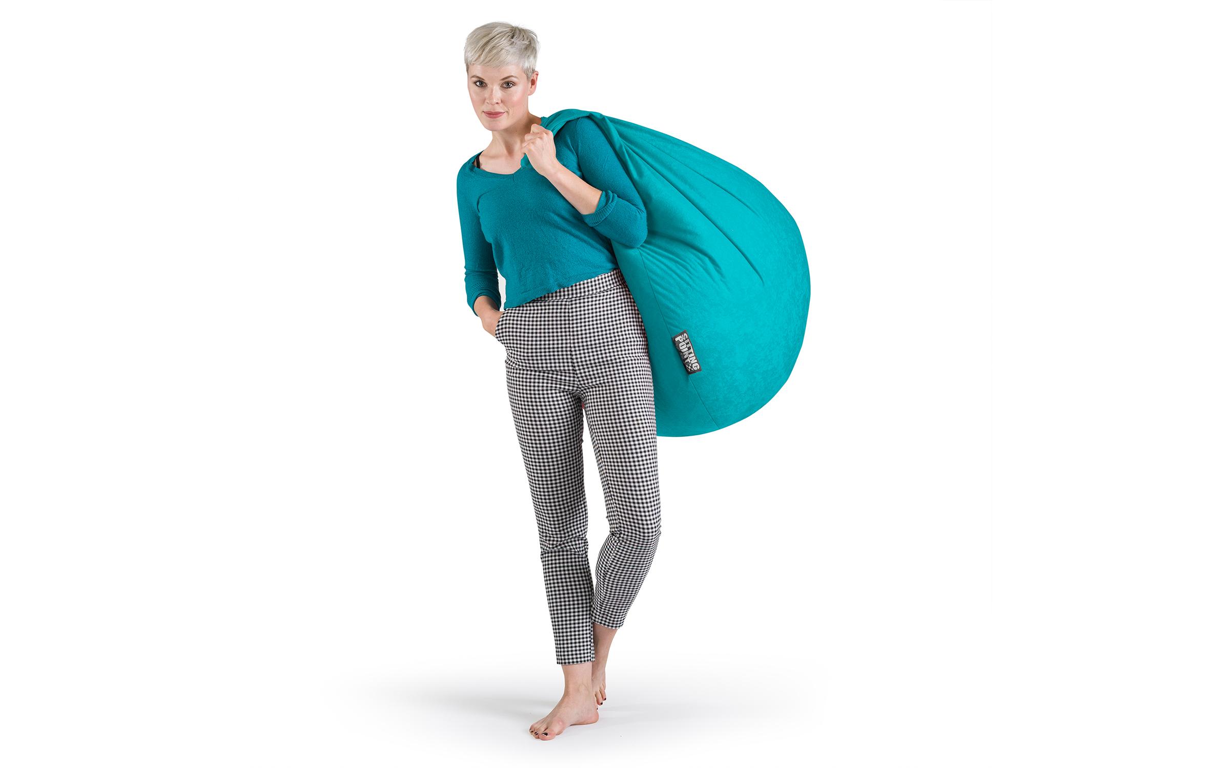 Bean bag, blue-green  4