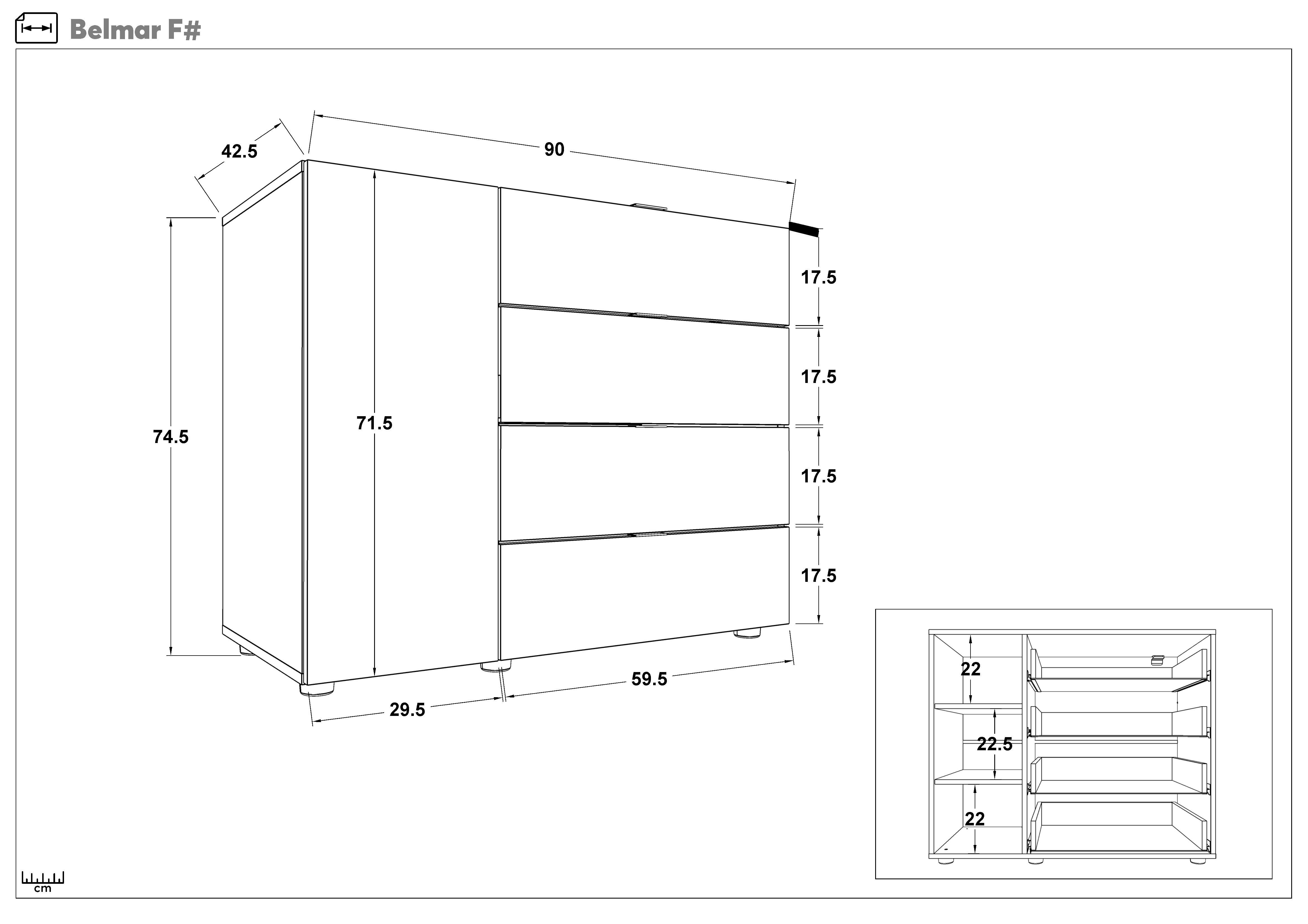 Dresser Belmar, Silk + light Scandinavian oak  2