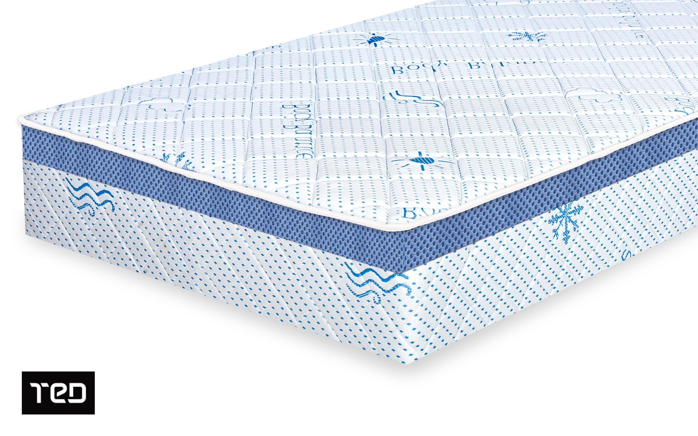 Mattress 120/200, one-sided, 7-zone multipocket system, Cool Gel memory, height 22 cm, 5-year warranty, firmness - medium firm Cool Gel Memory Body Balance,   4