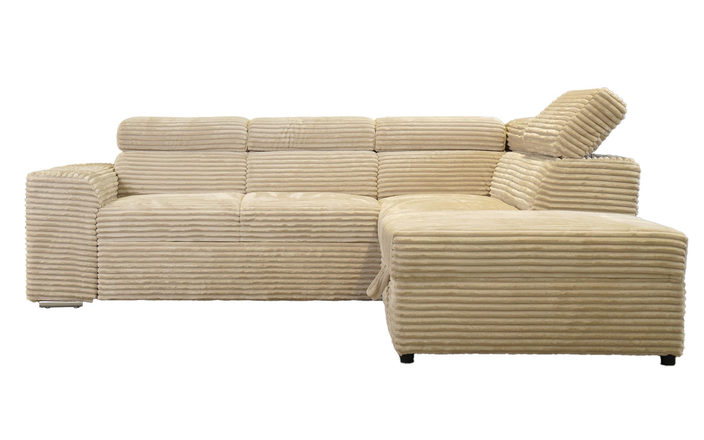 Extendable corner sofa Savora, light beige  3