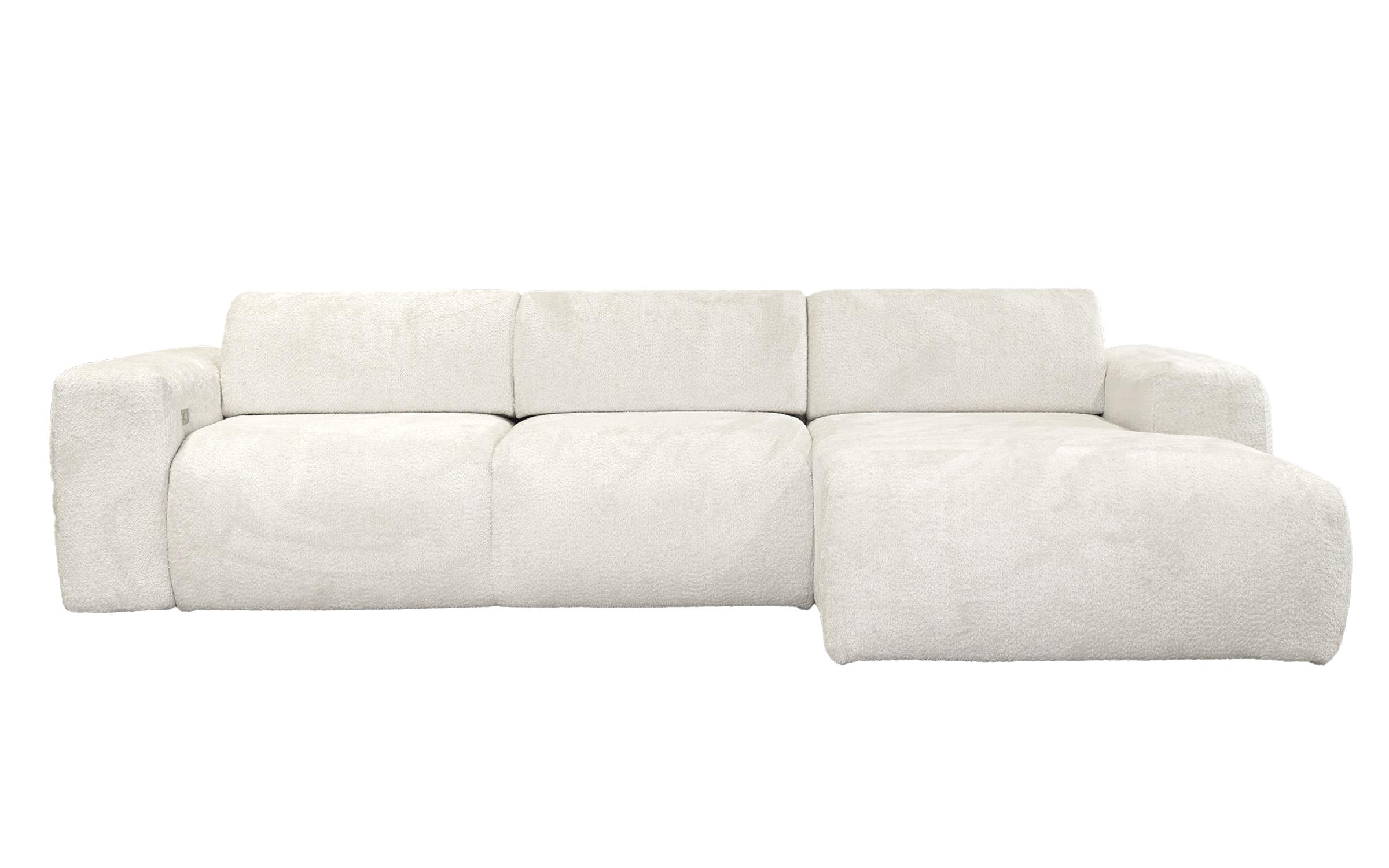 Extendable corner sofa with electric mechanism Alegro, white  2