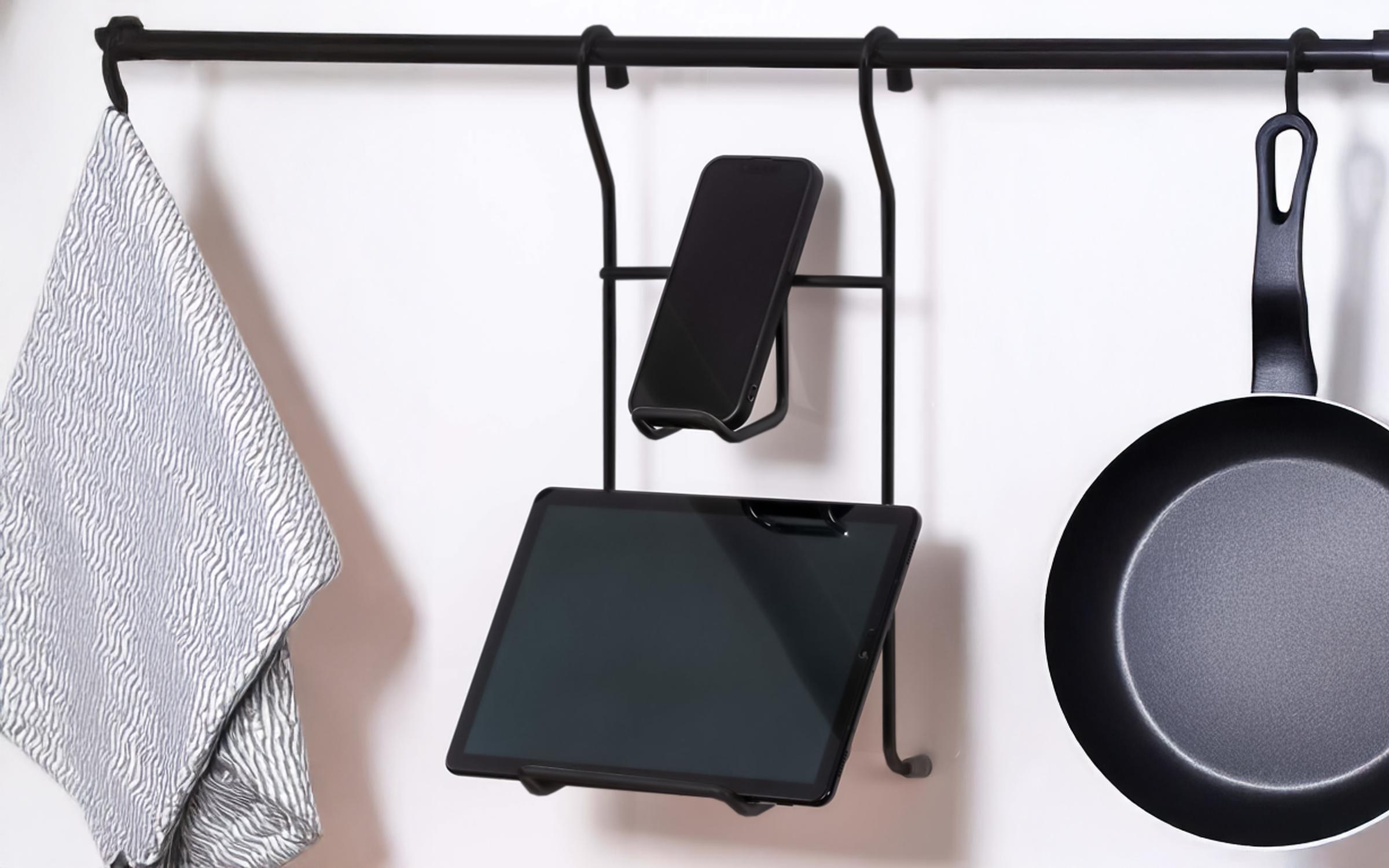 15/30 cm Phone holder, black  2