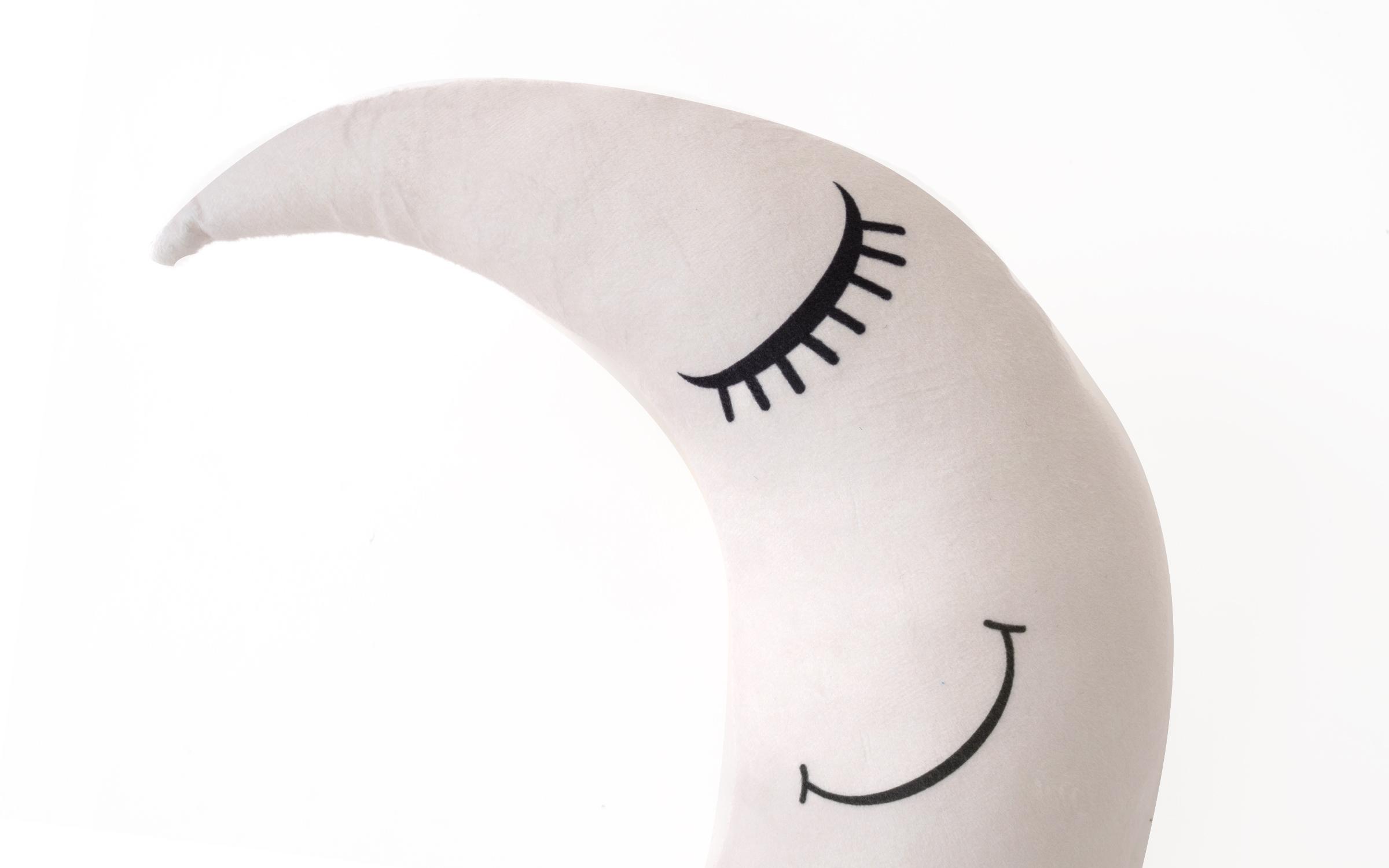 Throw pillow Moon, white  2