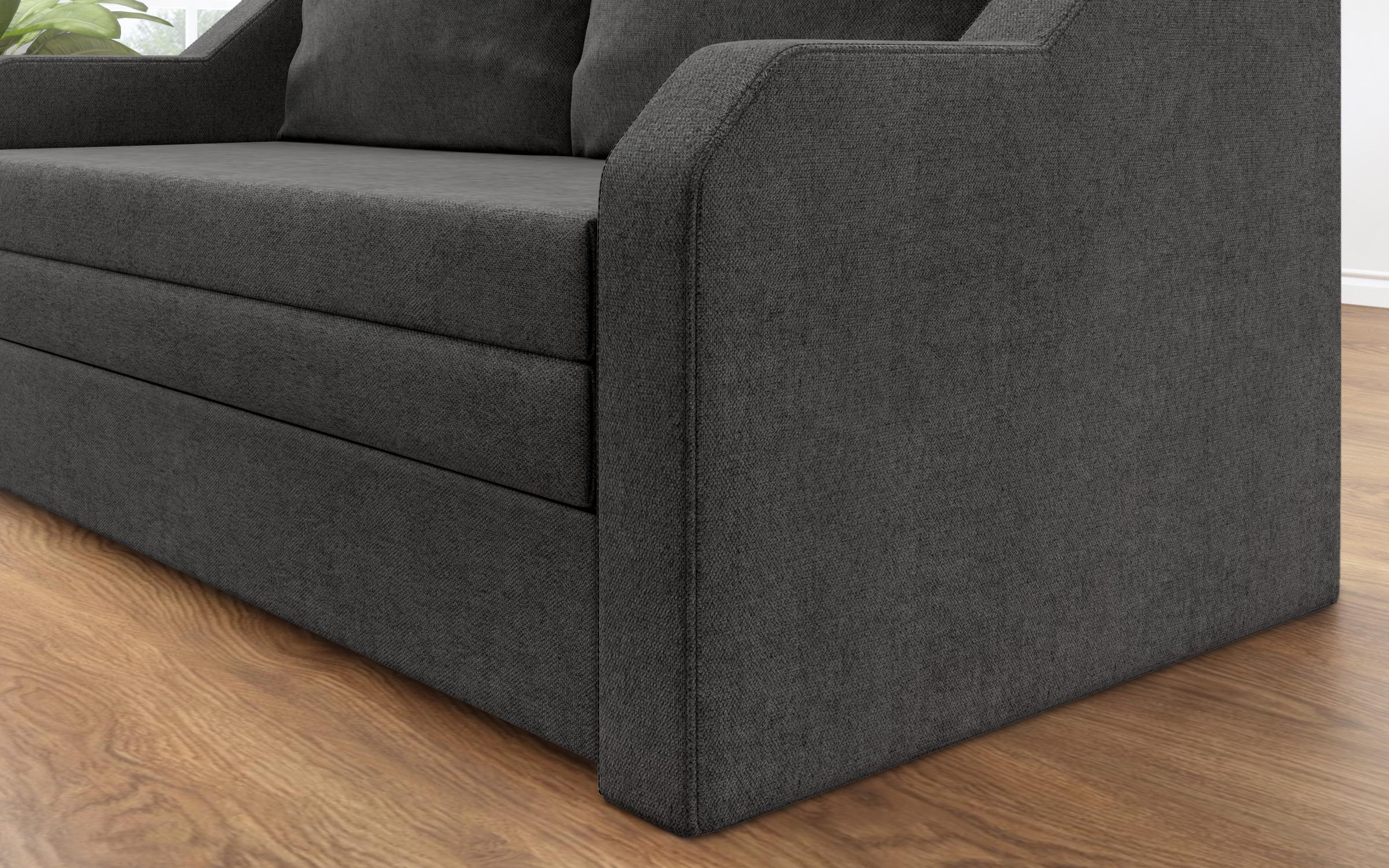 Extendable sofa Addison XXS, grey  7