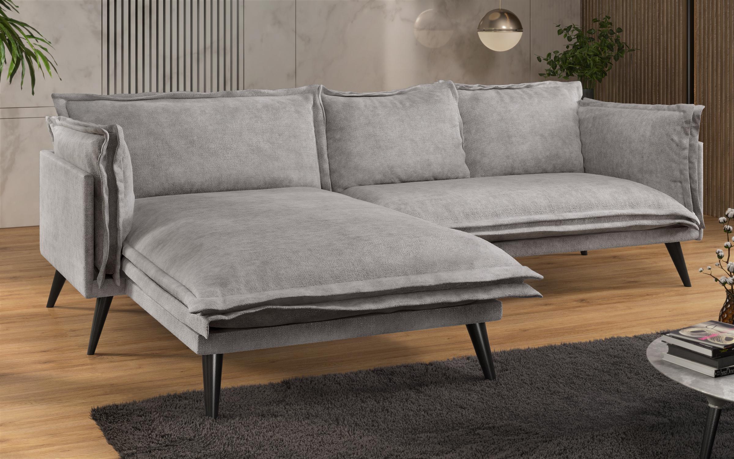 Corner sofa Alberto Extra, light grey  4