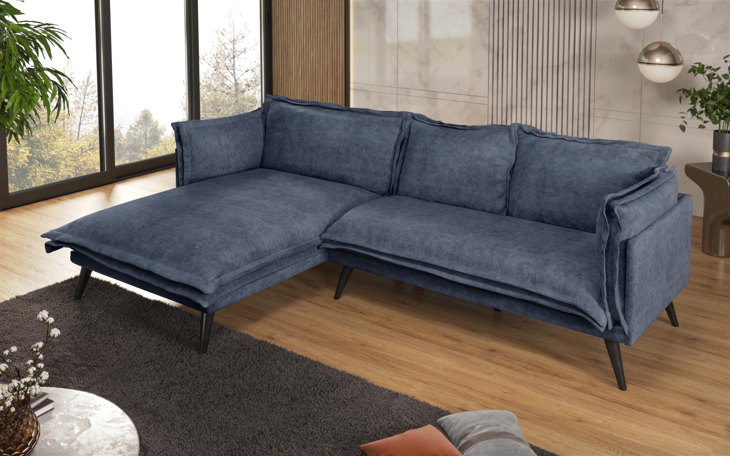 Corner sofa Alberto Extra, blue  6