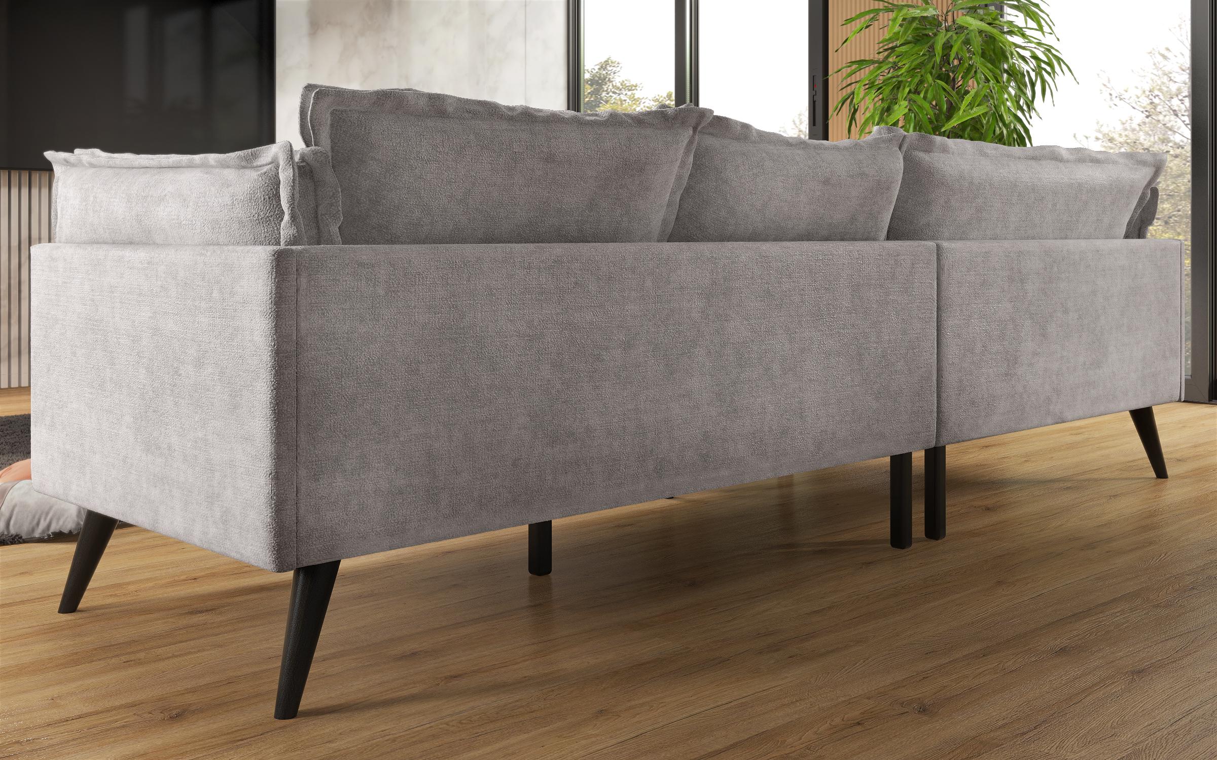 Corner sofa Alberto Extra, light grey  7