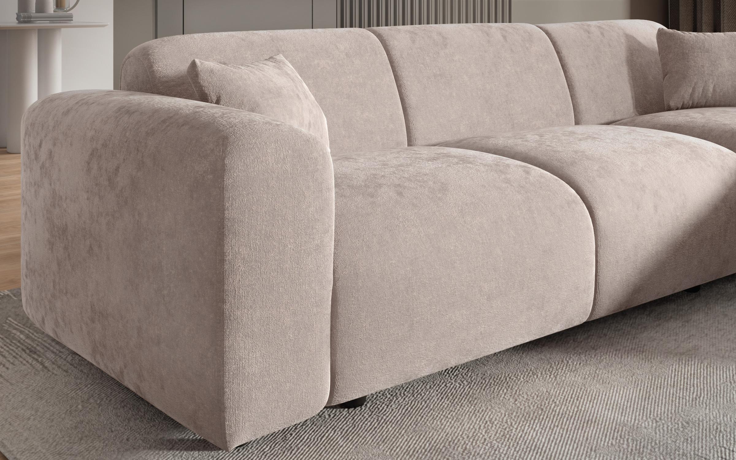 Extendable corner sofa Alegro, beige  10