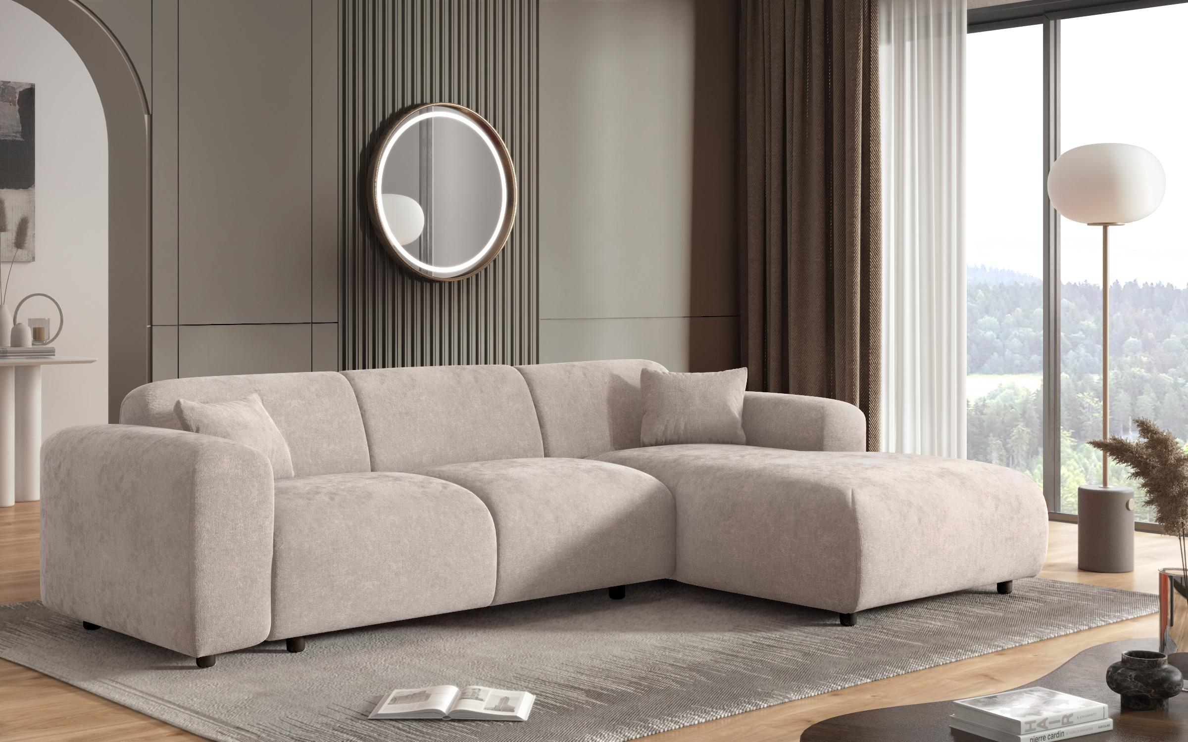Extendable corner sofa Alegro, beige  6