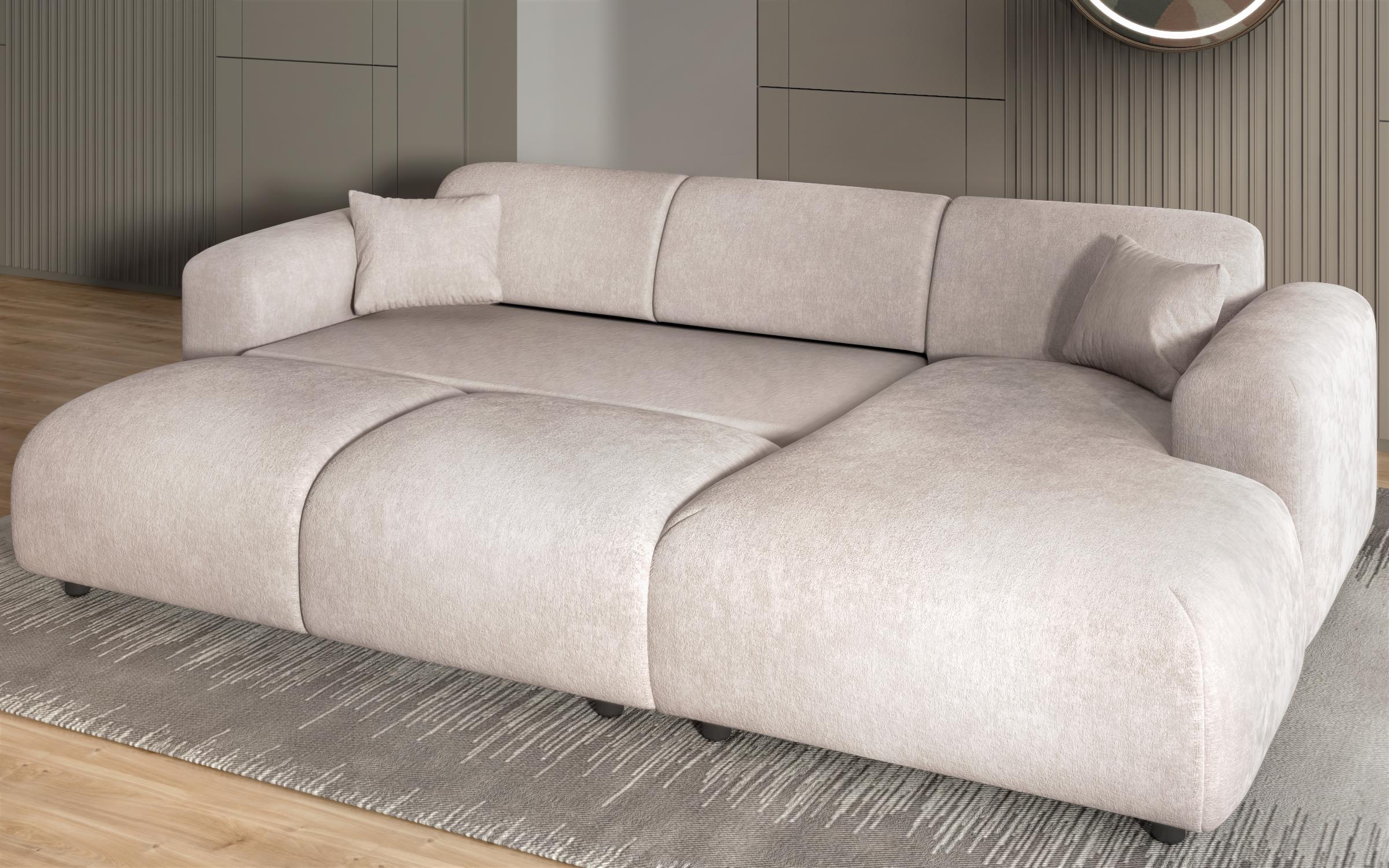 Extendable corner sofa Alegro, beige  4