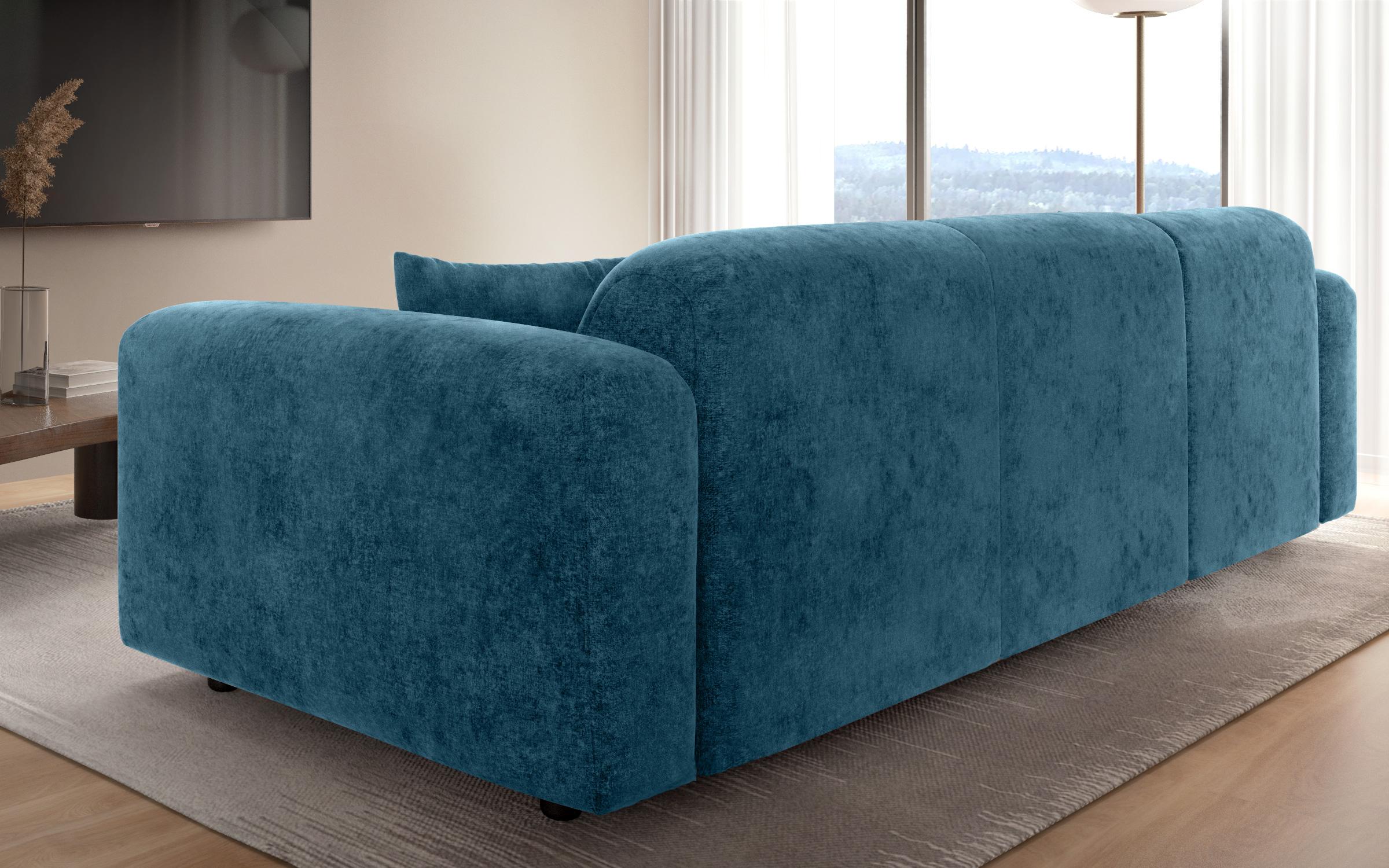Extendable corner sofa Alegro, turquoise  10