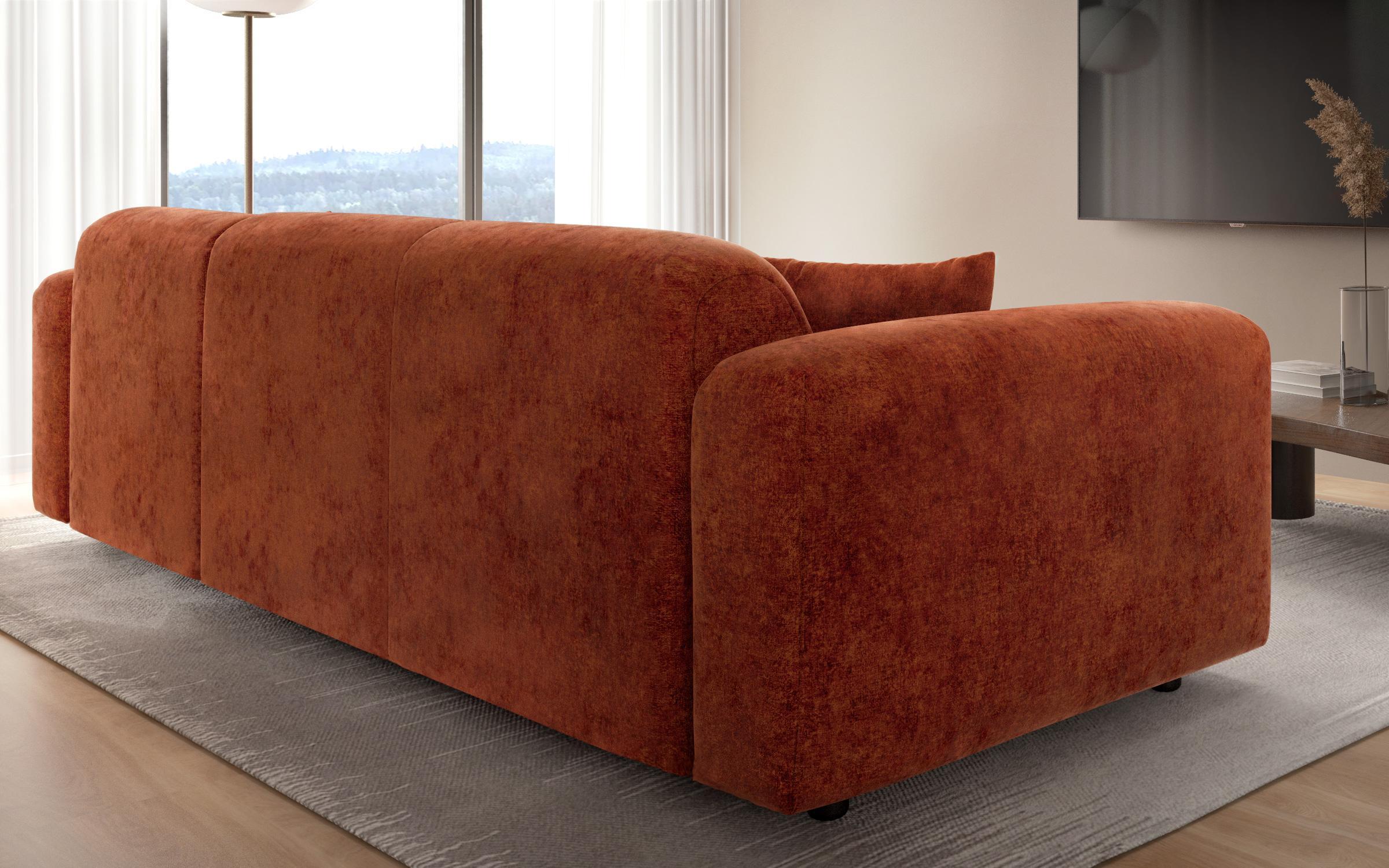 Corner sofa Alegro, orange  8