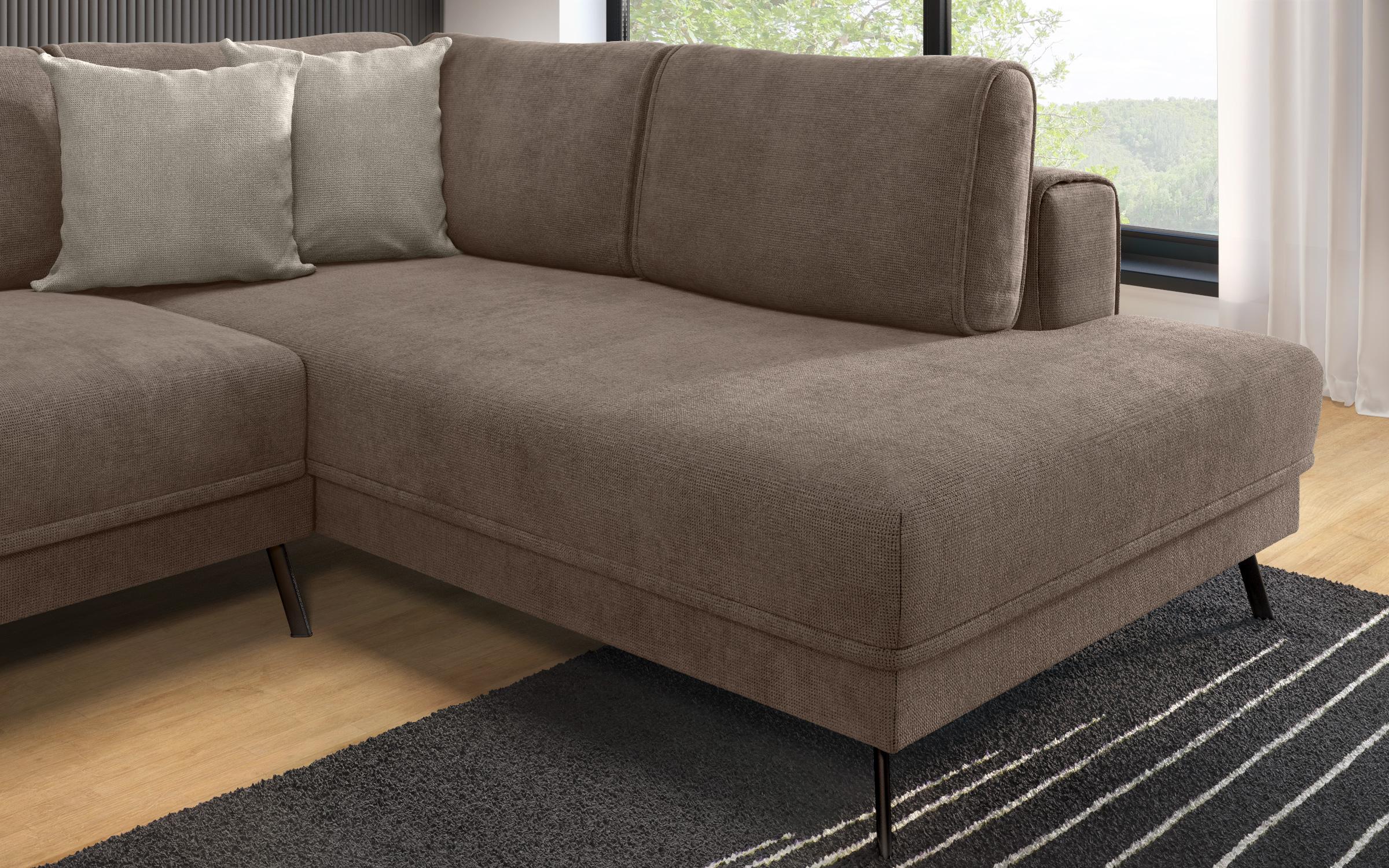Living room corner Aston, brown + beige  5