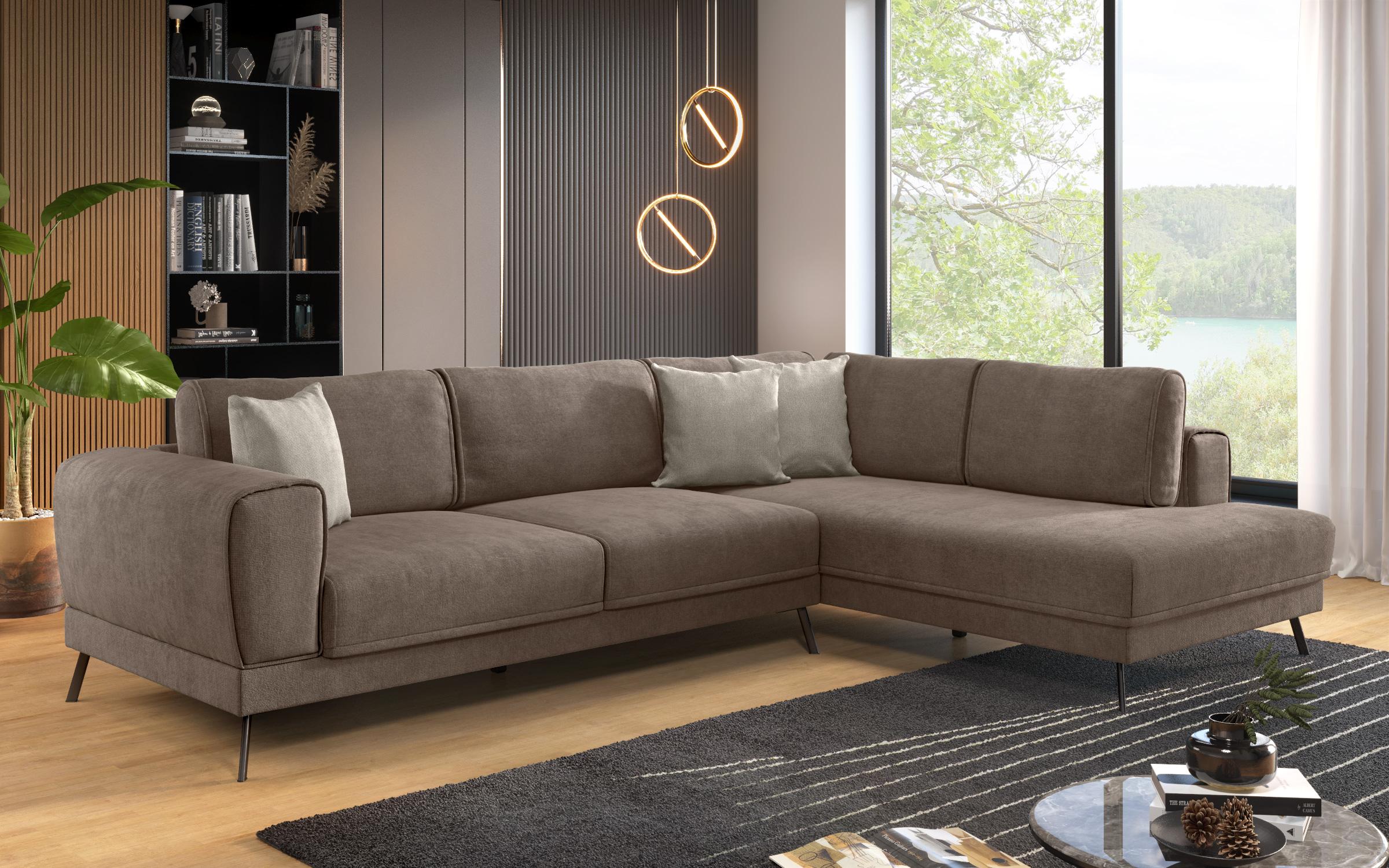 Living room corner Aston, brown + beige  6