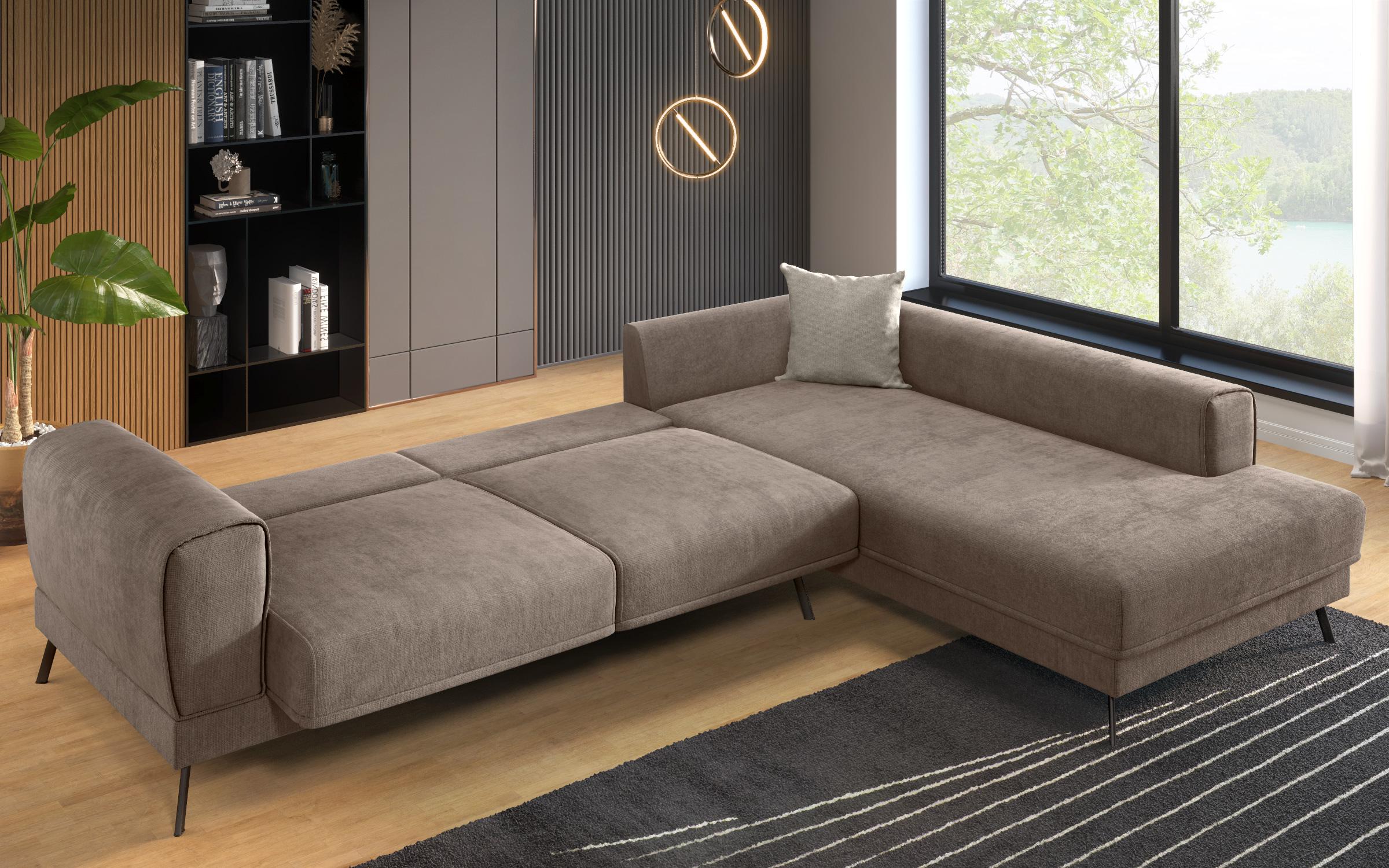 Living room corner Aston, brown + beige  7