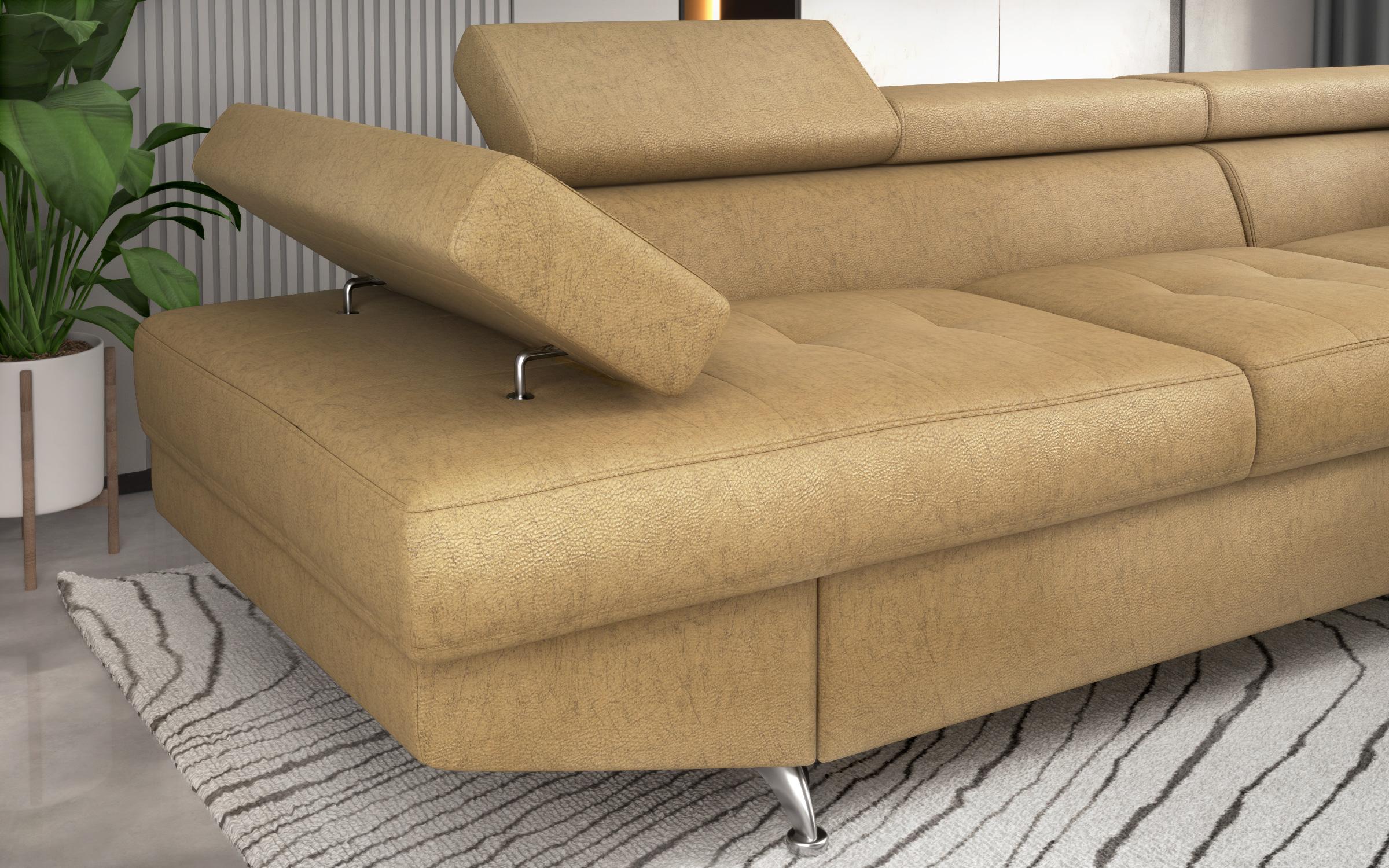 Extendable corner sofa Bark M, Barrington Yellow  8