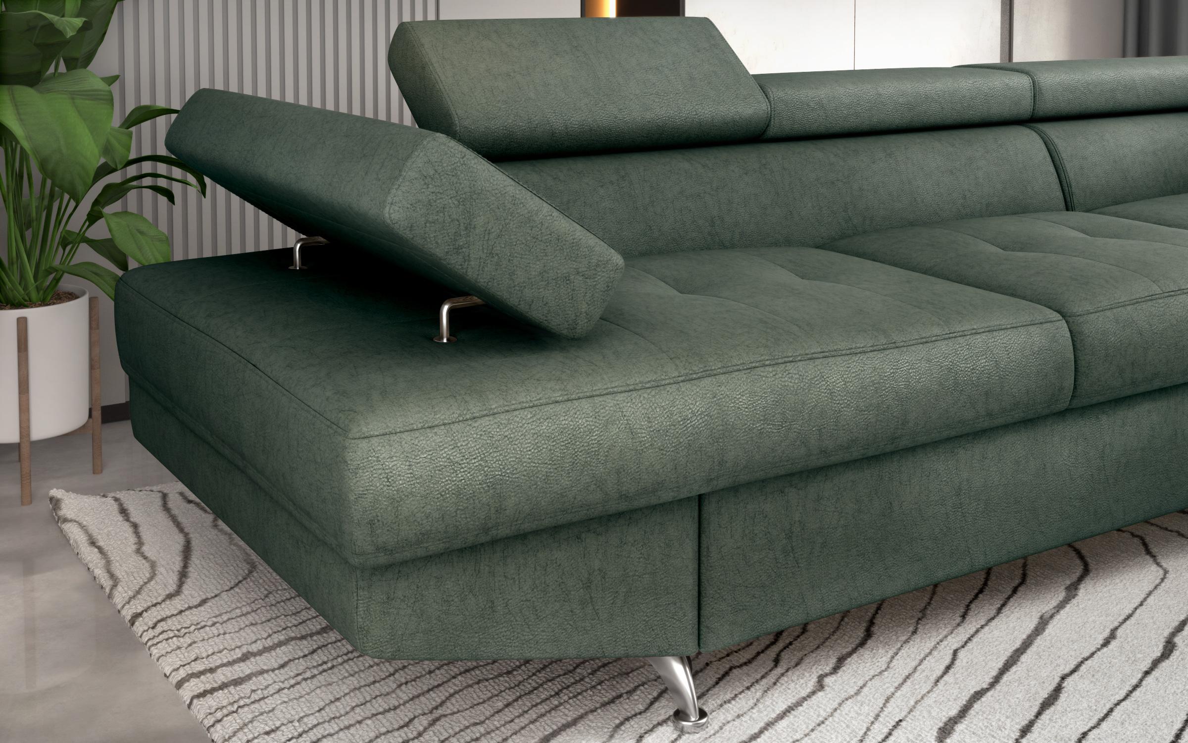 Extendable corner sofa Bark M, Barrington Green  8