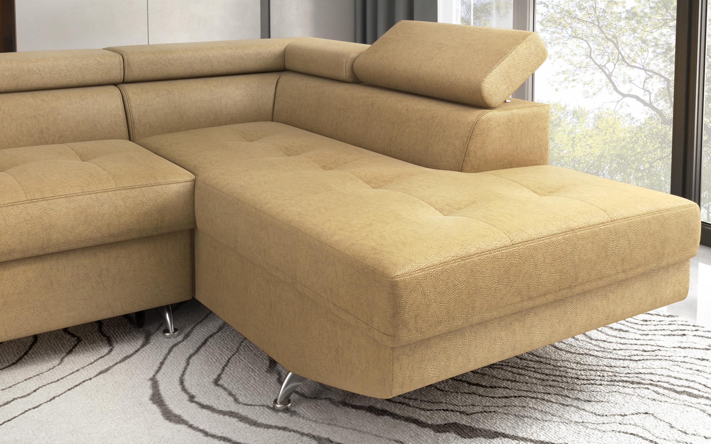 Extendable corner sofa Bark M, Barrington Yellow  9