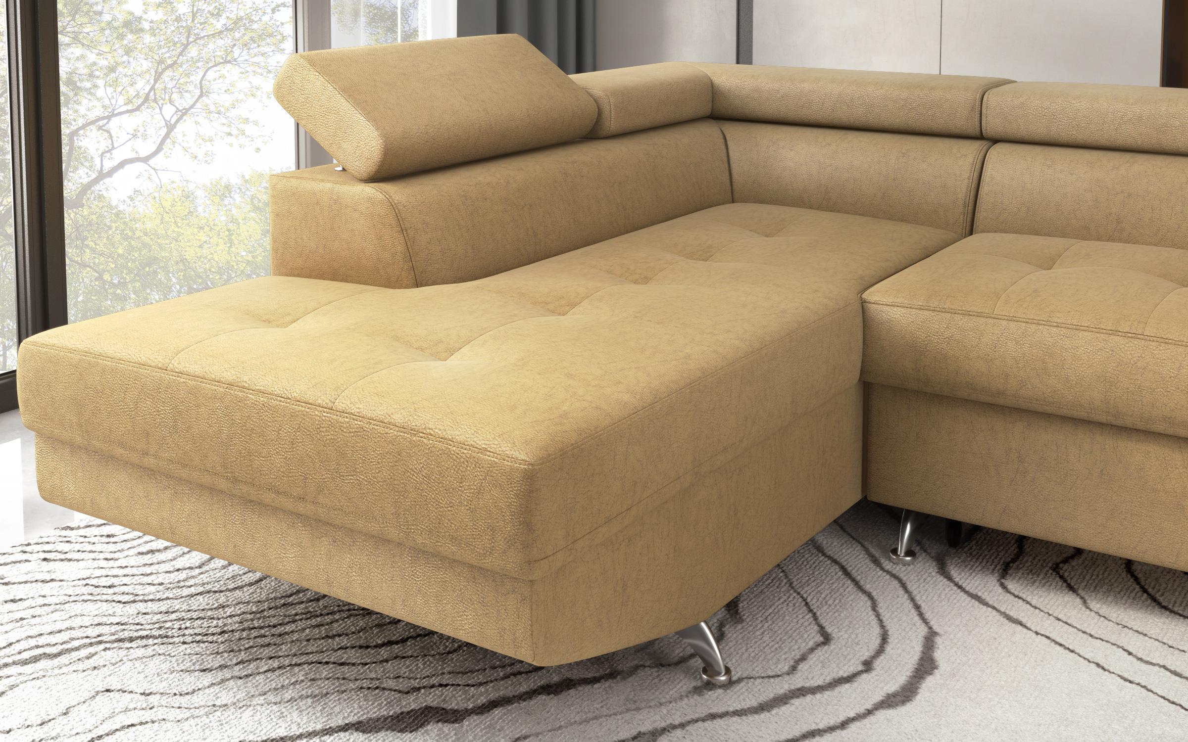 Extendable corner sofa Bark M, Barrington Yellow  9
