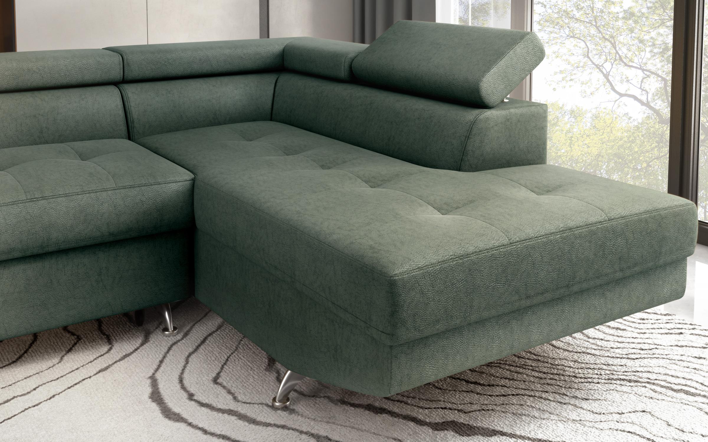 Extendable corner sofa Bark M, Barrington Green  9