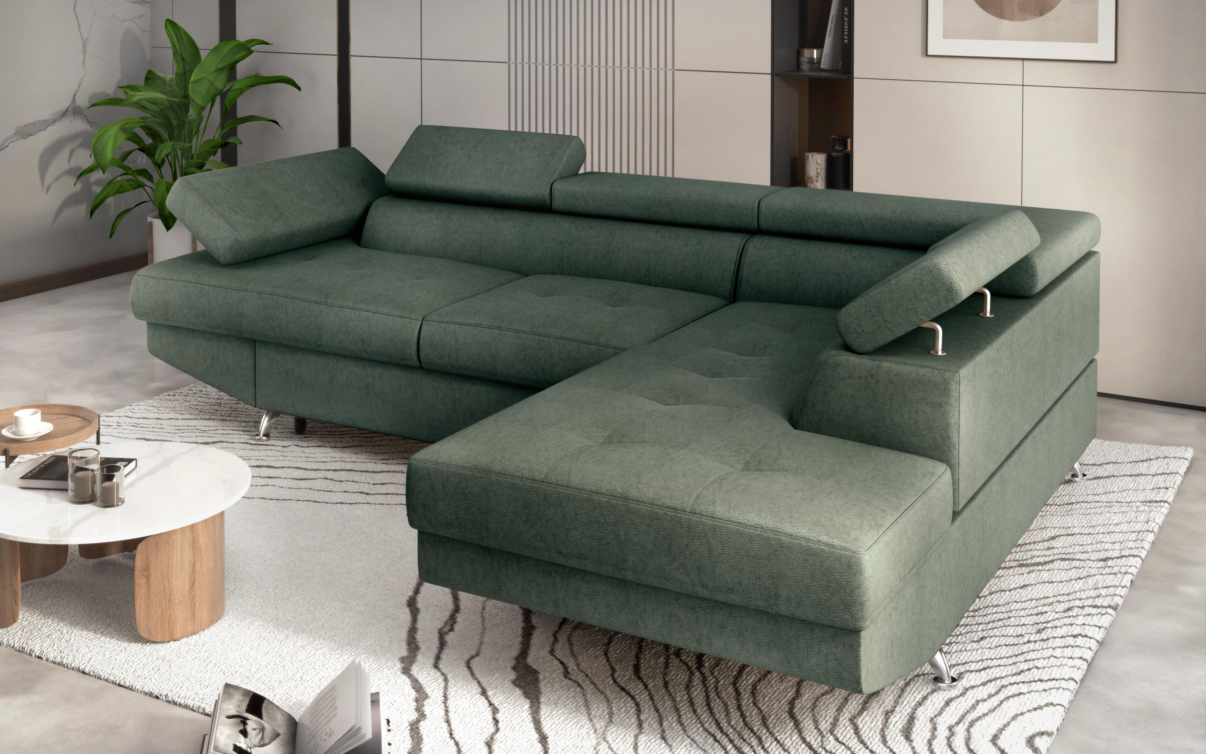 Extendable corner sofa Bark M, Barrington Green  3