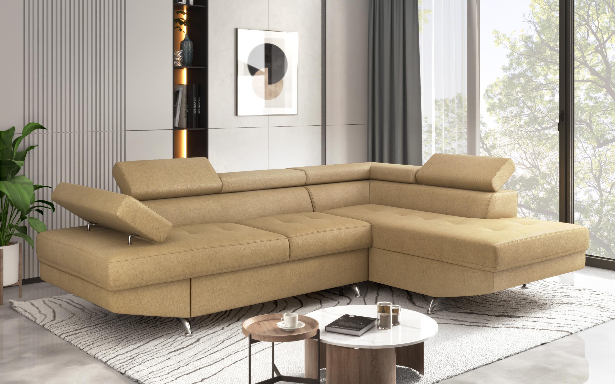 Extendable corner sofa Bark M, Barrington Yellow  4