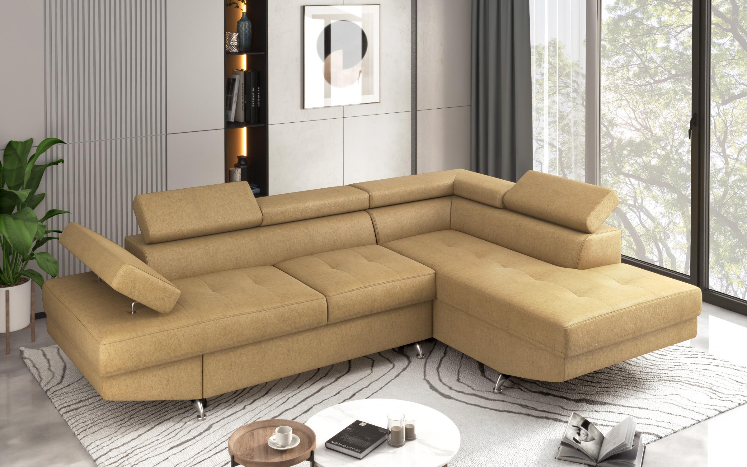 Extendable corner sofa Bark M, Barrington Yellow  5