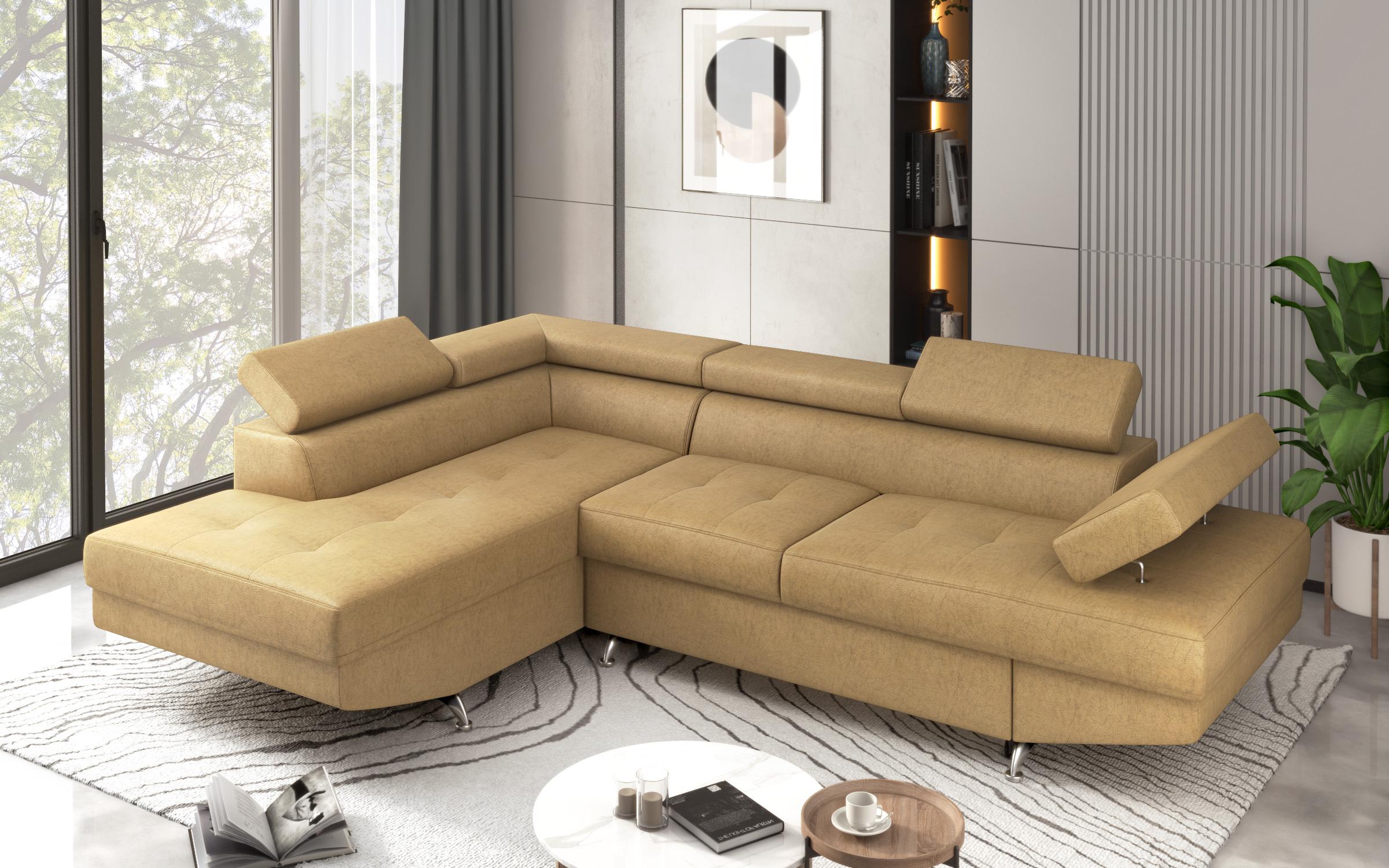 Extendable corner sofa Bark M, Barrington Yellow  5