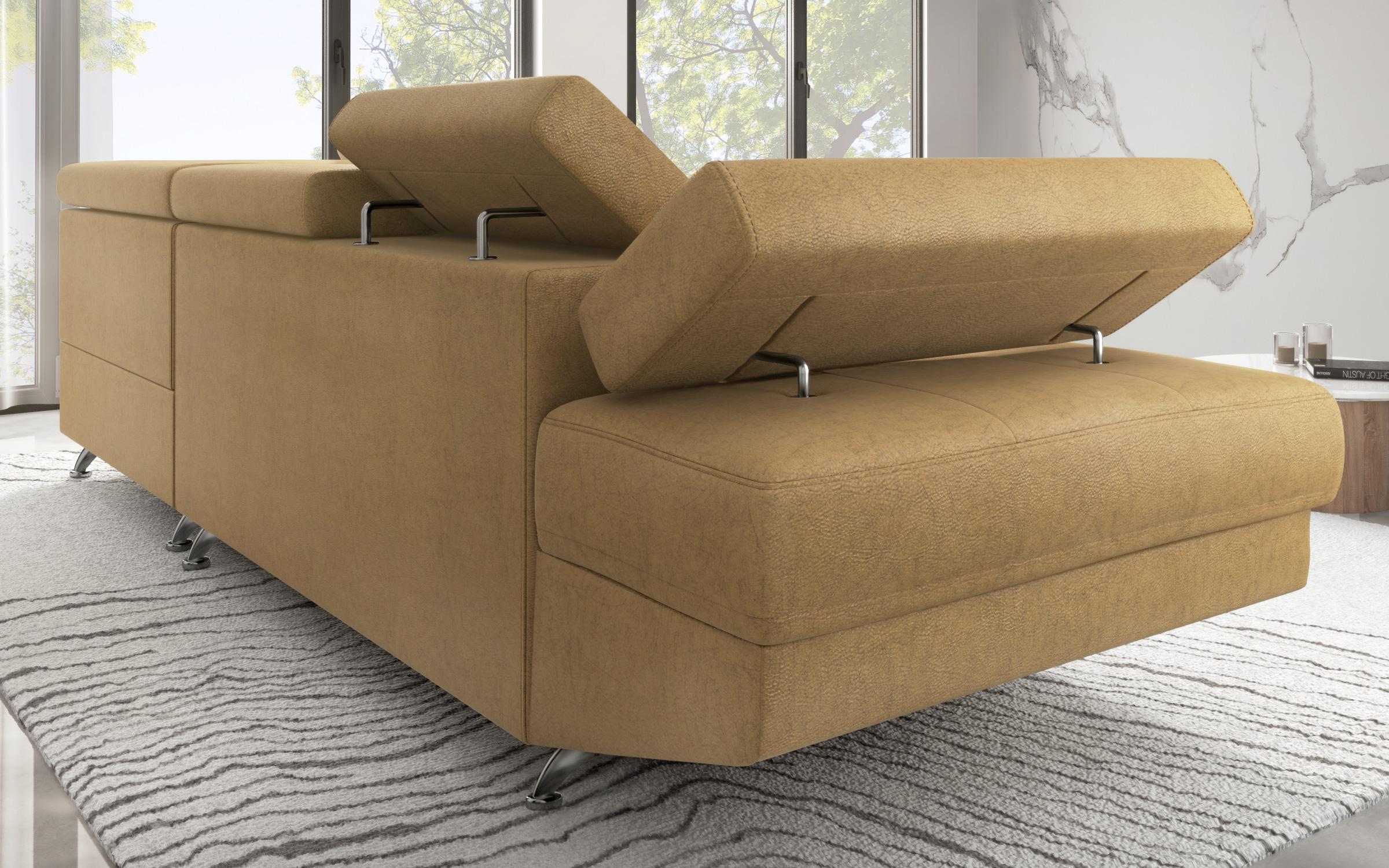 Extendable corner sofa Bark M, Barrington Yellow  7