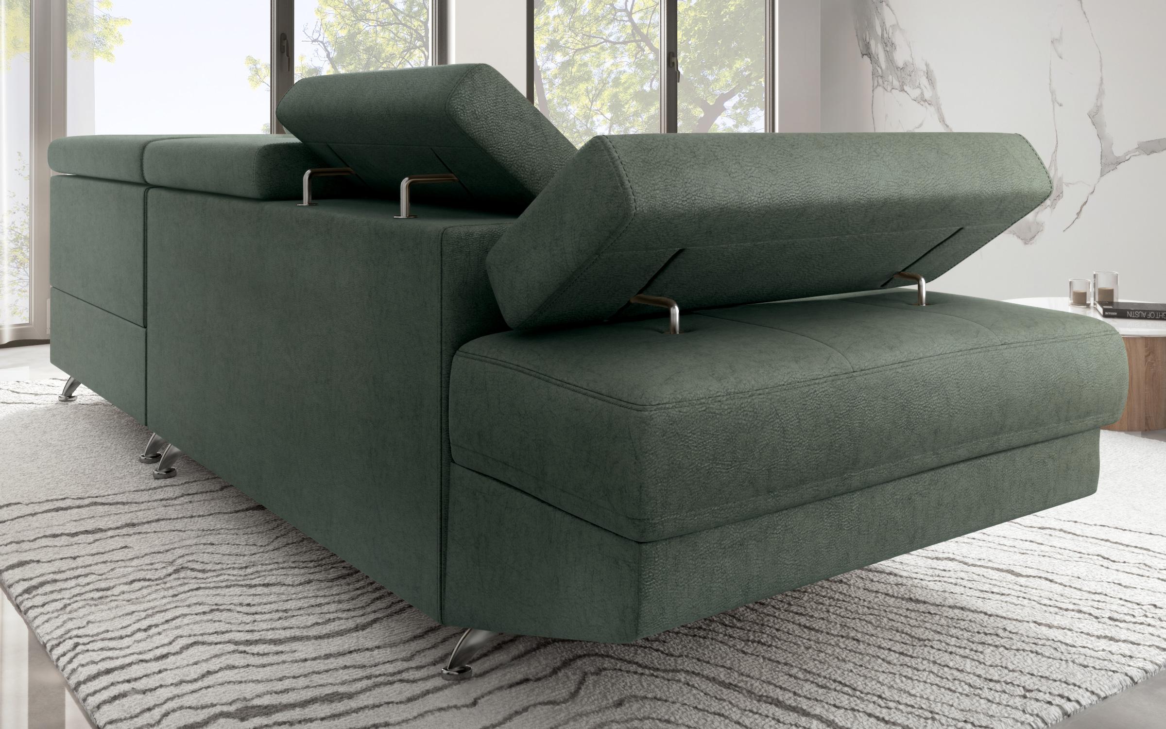 Extendable corner sofa Bark M, Barrington Green  7